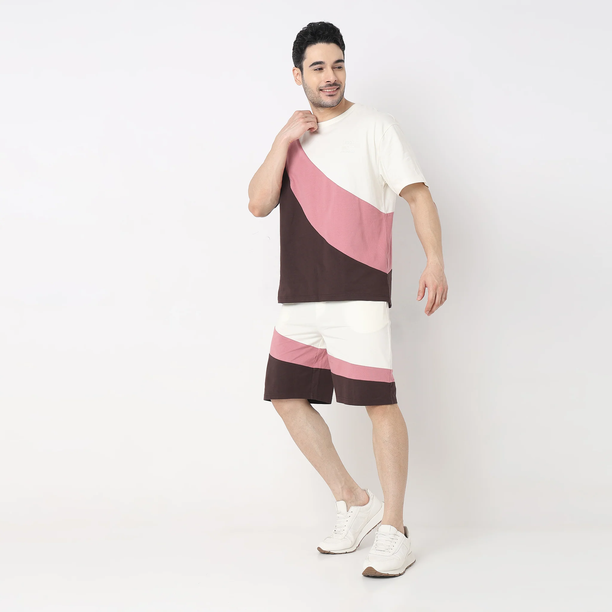 Oversize Color Block T-Shirt - Image 5