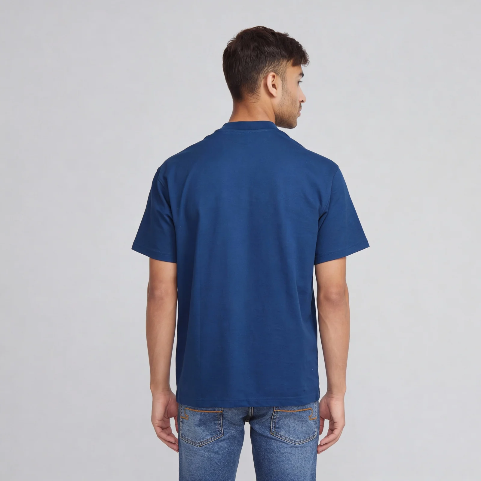 Oversize Cotton Graphic Slogan T-Shirt - Image 3