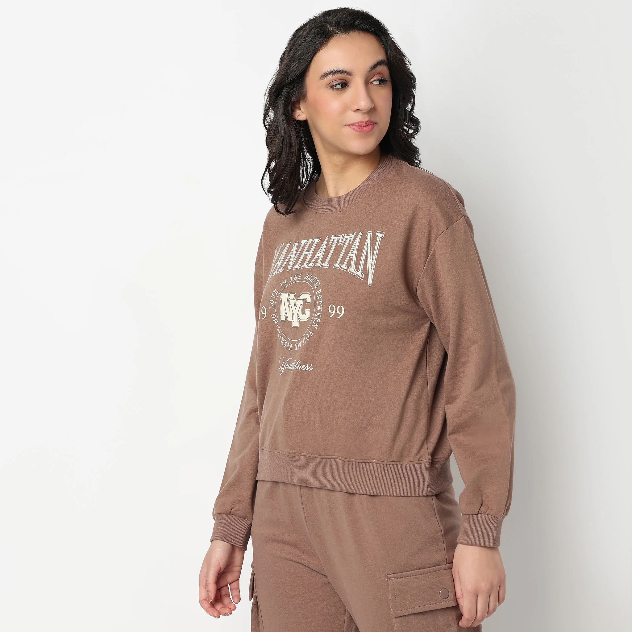 Oversize Cotton Graphic Sweat Tee - Image 5