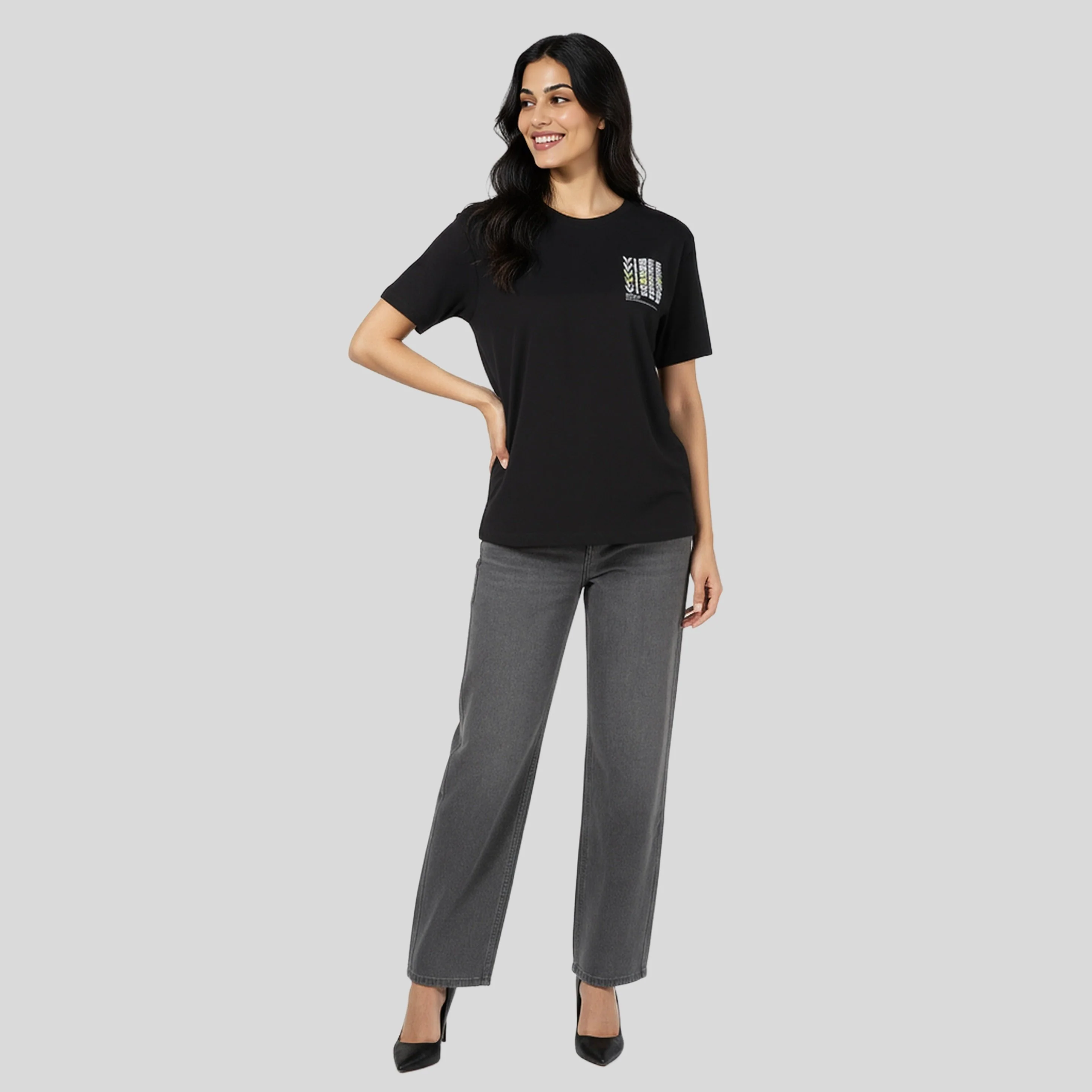 Oversize Cotton Graphic T-Shirt
