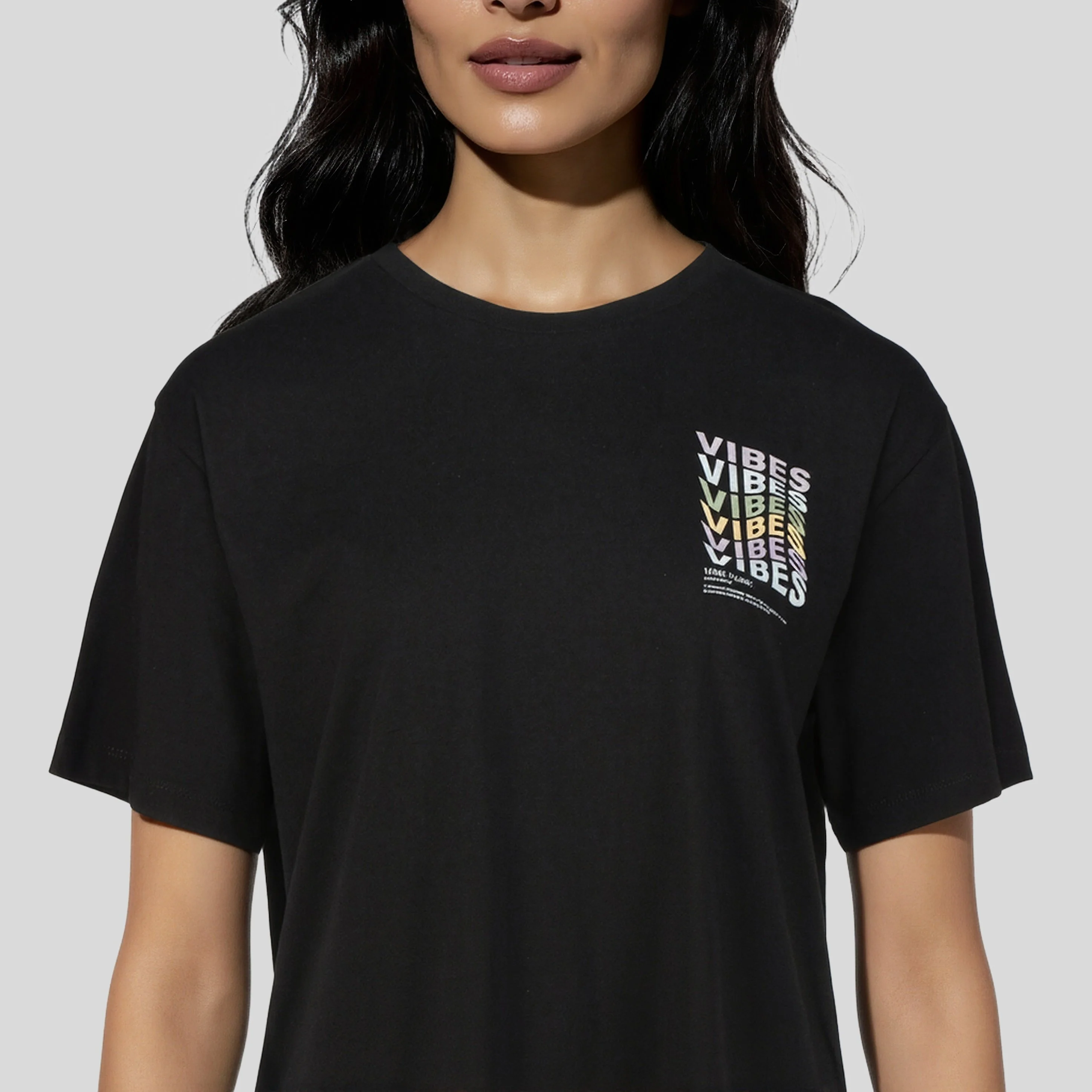 Oversize Cotton Graphic T-Shirt - Image 4