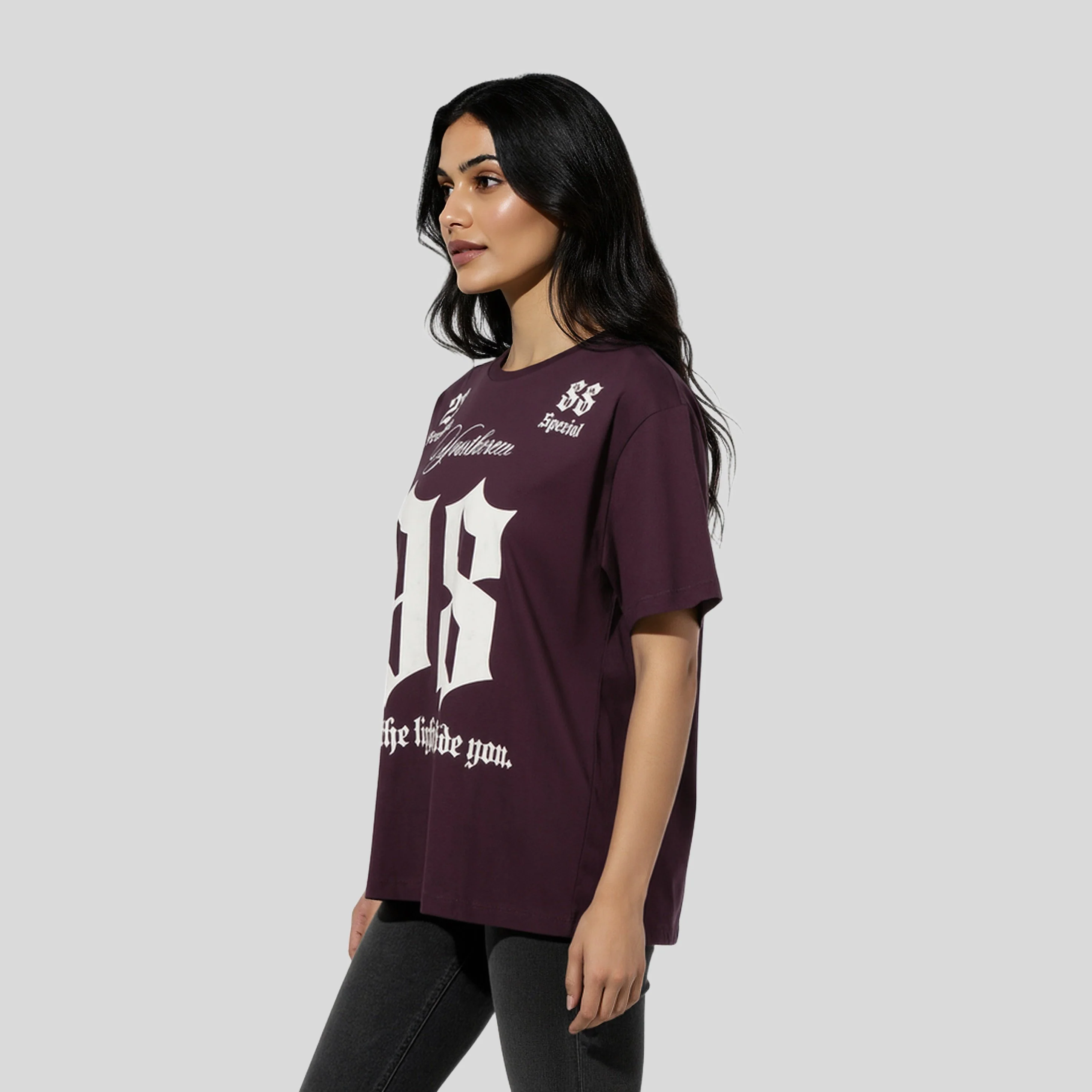 Oversize Cotton Graphic T-Shirt - Image 5