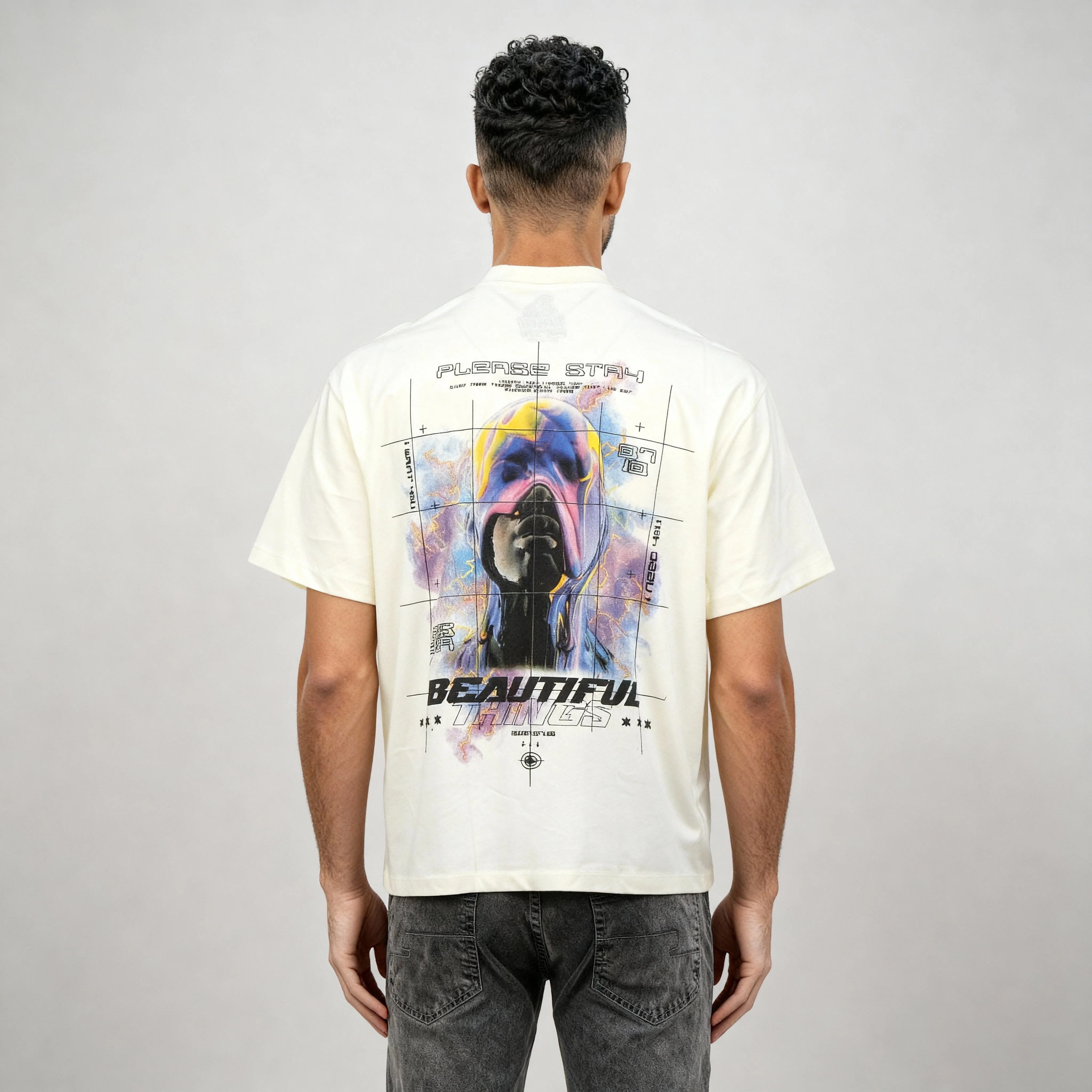 Oversize Cotton Karaoke Graphic T-Shirt - Image 3