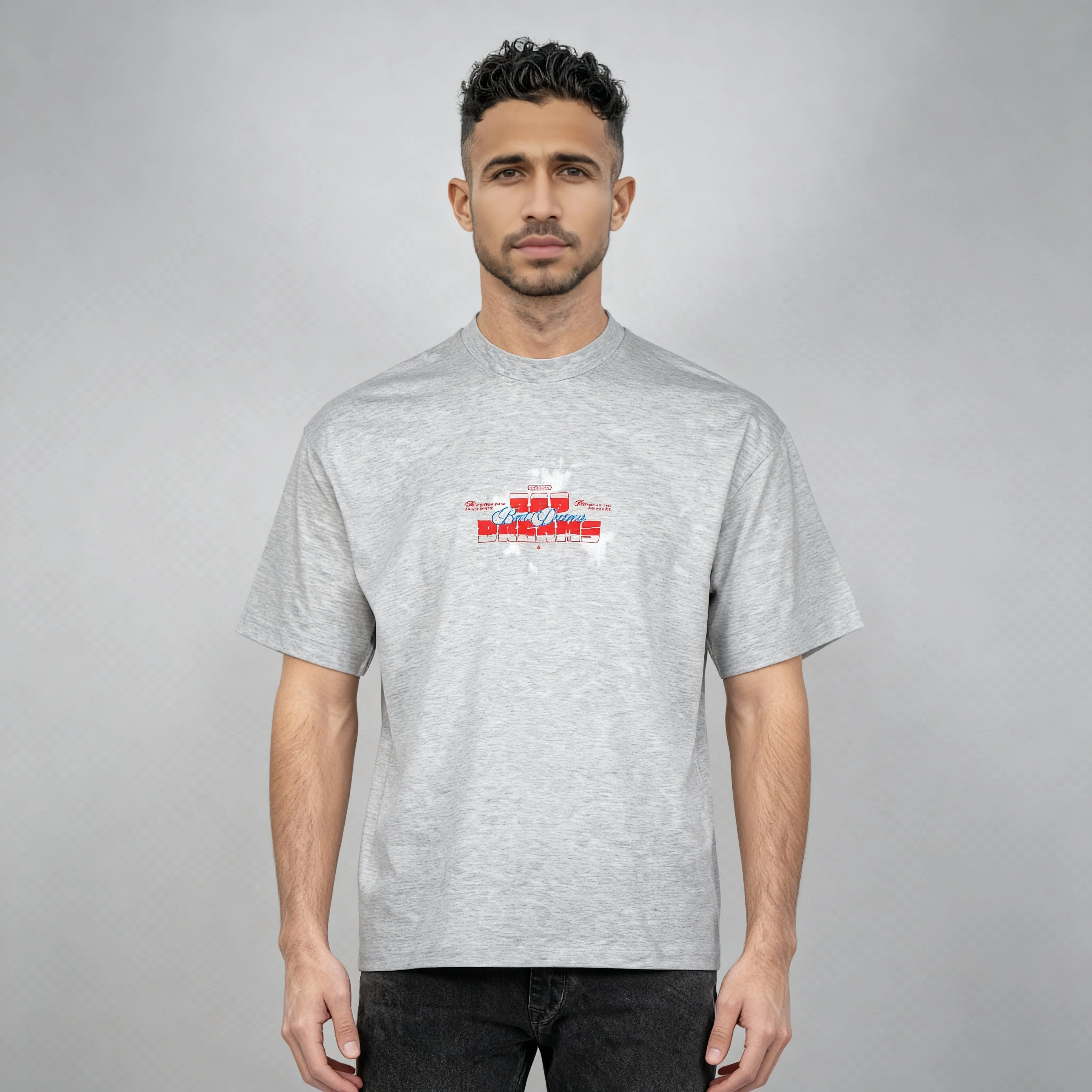 Oversize Cotton Karaoke Graphic T-Shirt - Image 2