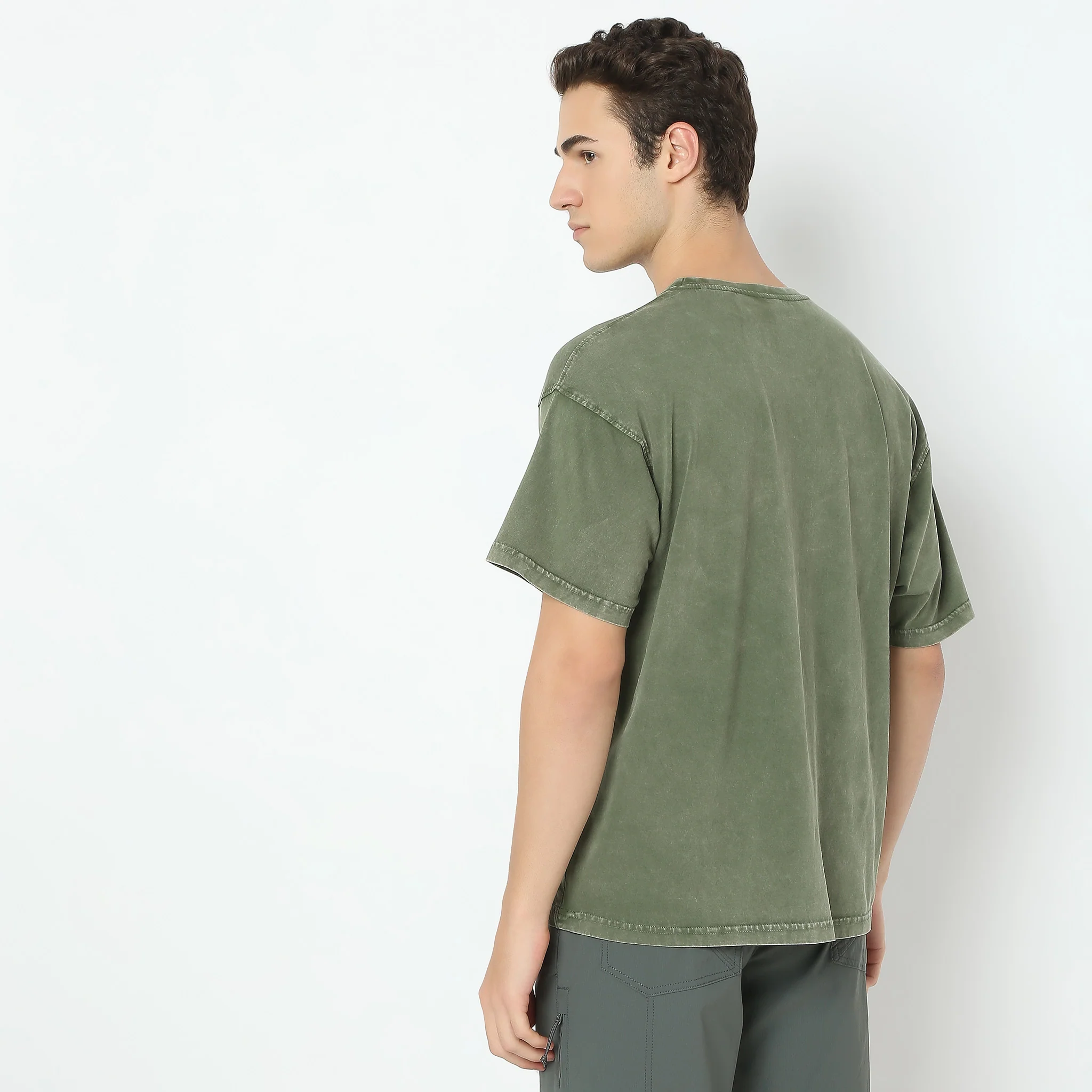 Oversize Graphic Crew Neck Union T-Shirt - Image 3