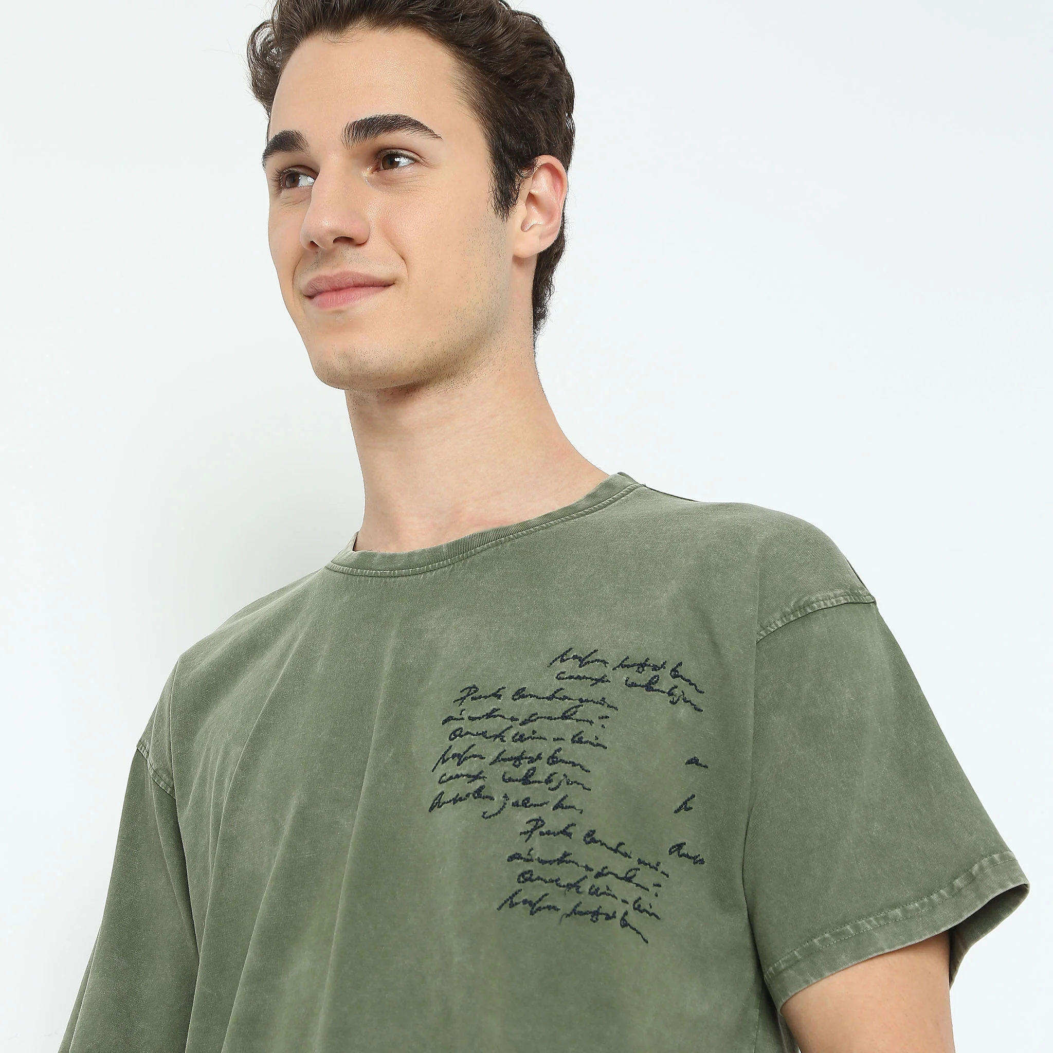 Oversize Graphic Crew Neck Union T-Shirt - Image 4