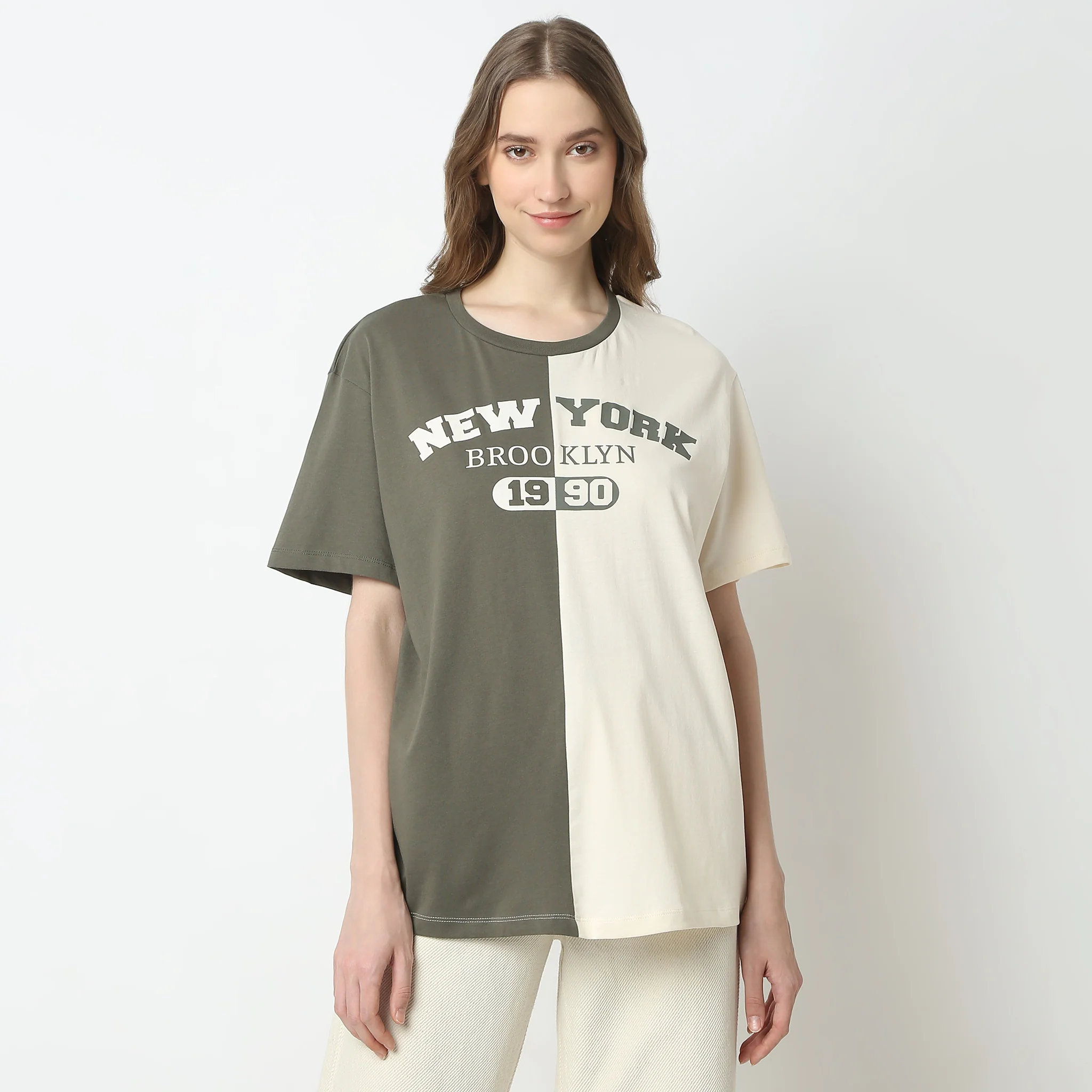 Oversize Cotton Graphic T-Shirt - Image 2
