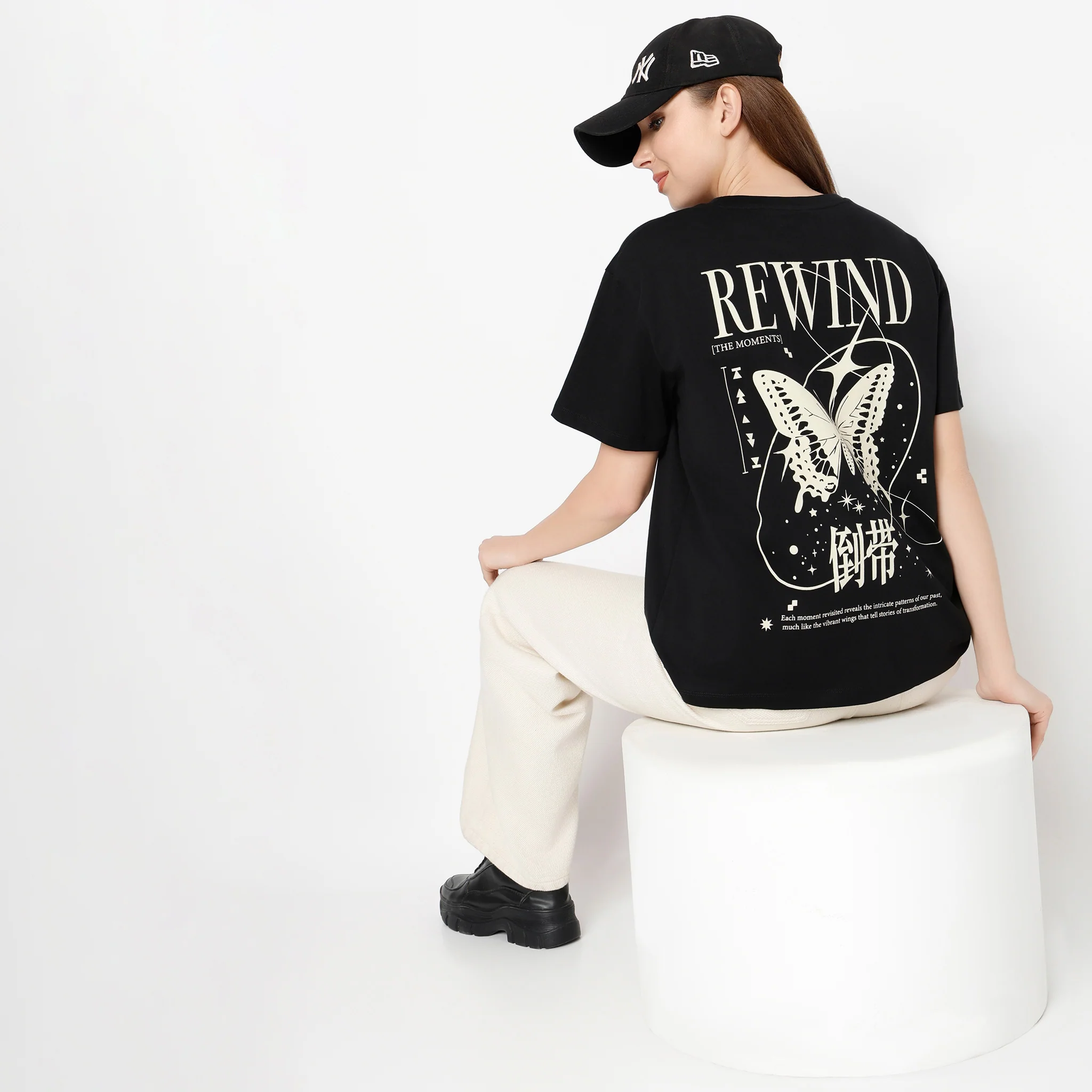 Oversize Back Print Betty T-Shirt