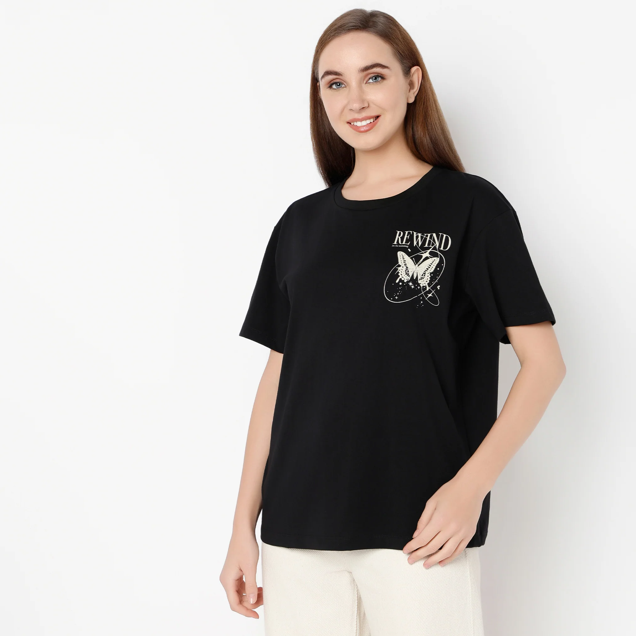 Oversize Back Print Betty T-Shirt - Image 2
