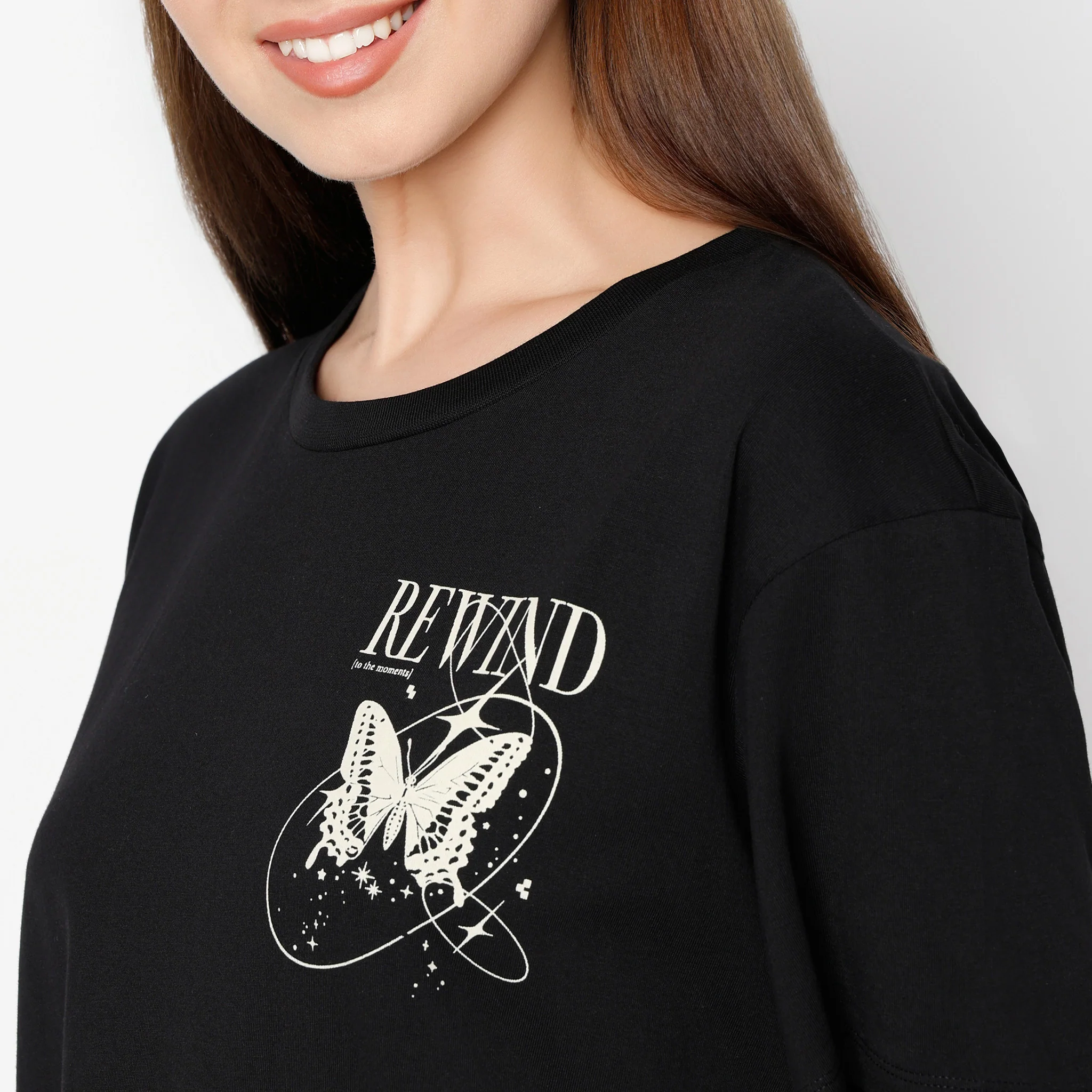 Oversize Back Print Betty T-Shirt - Image 4