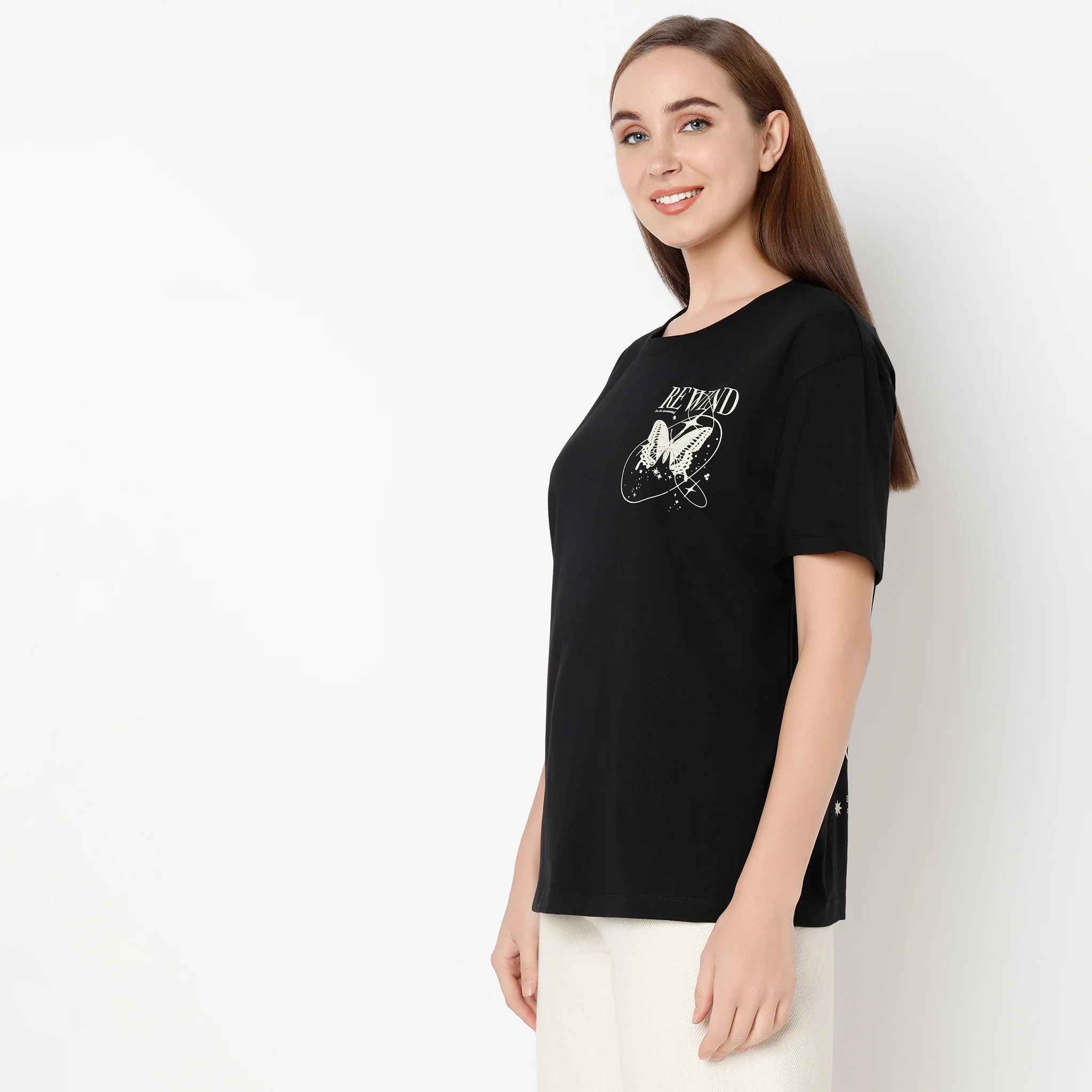 Oversize Back Print Betty T-Shirt - Image 5