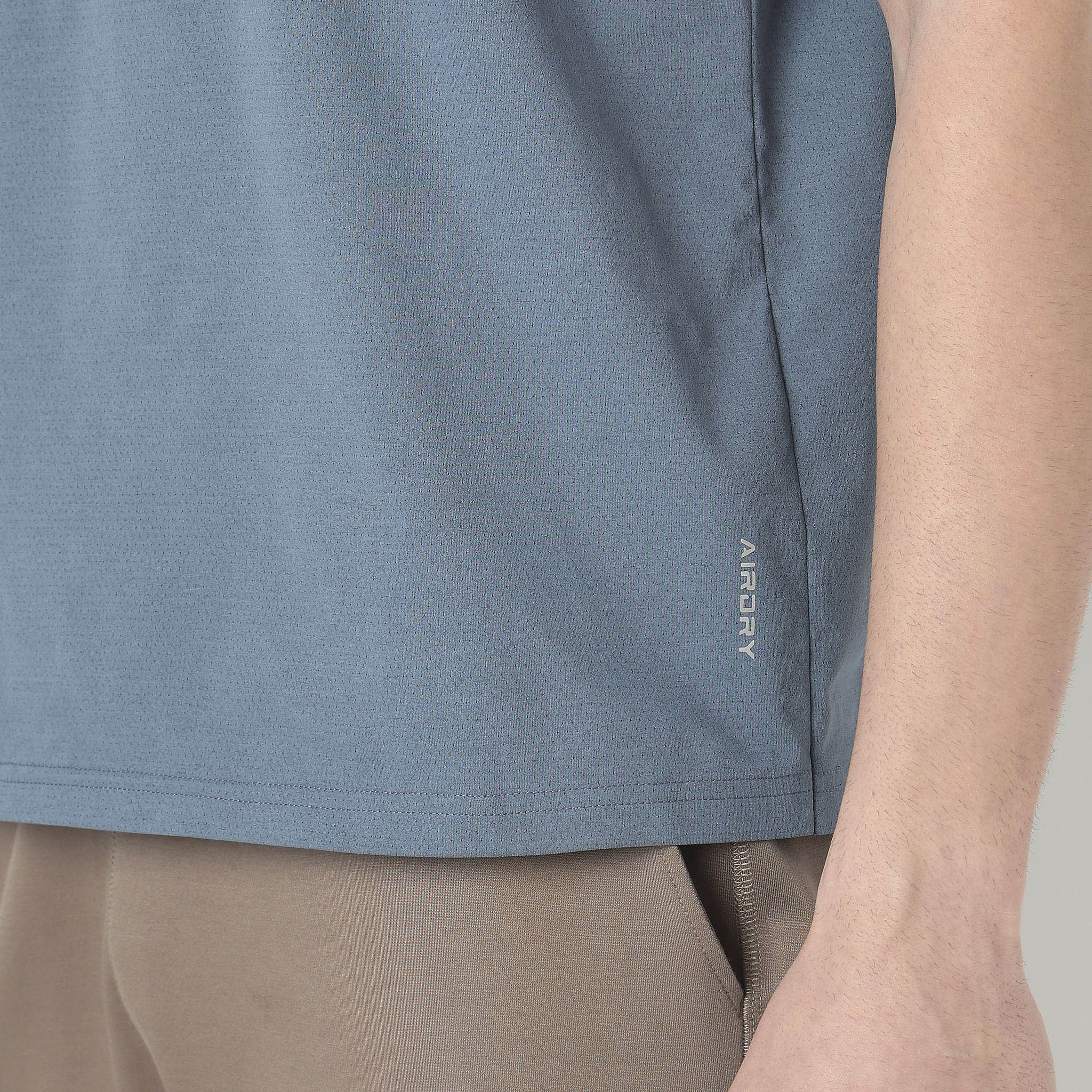 Oversize Jacquard Crew Neck Sleeveless T-Shirt - Image 5