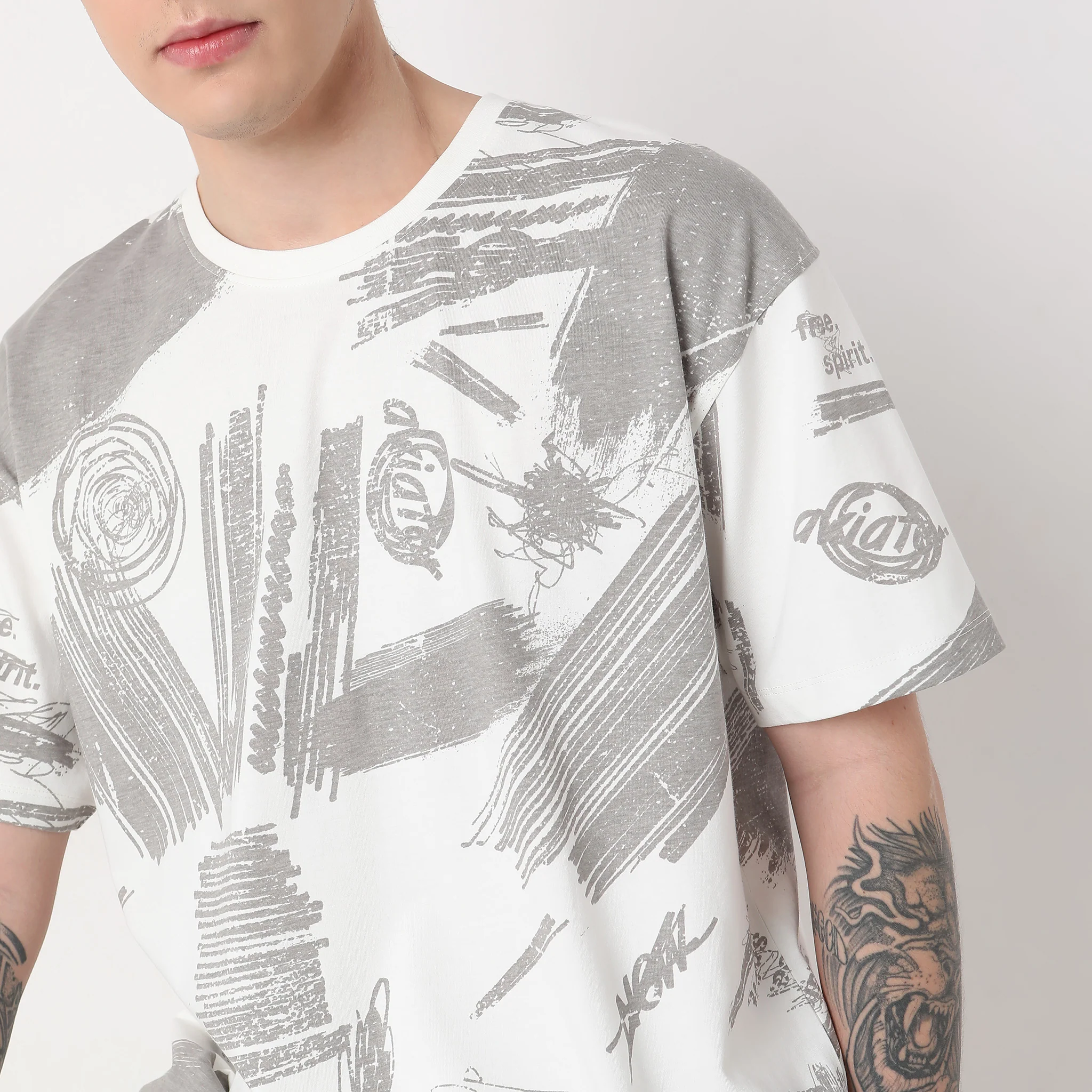 Oversize Printed T-Shirt - Image 4