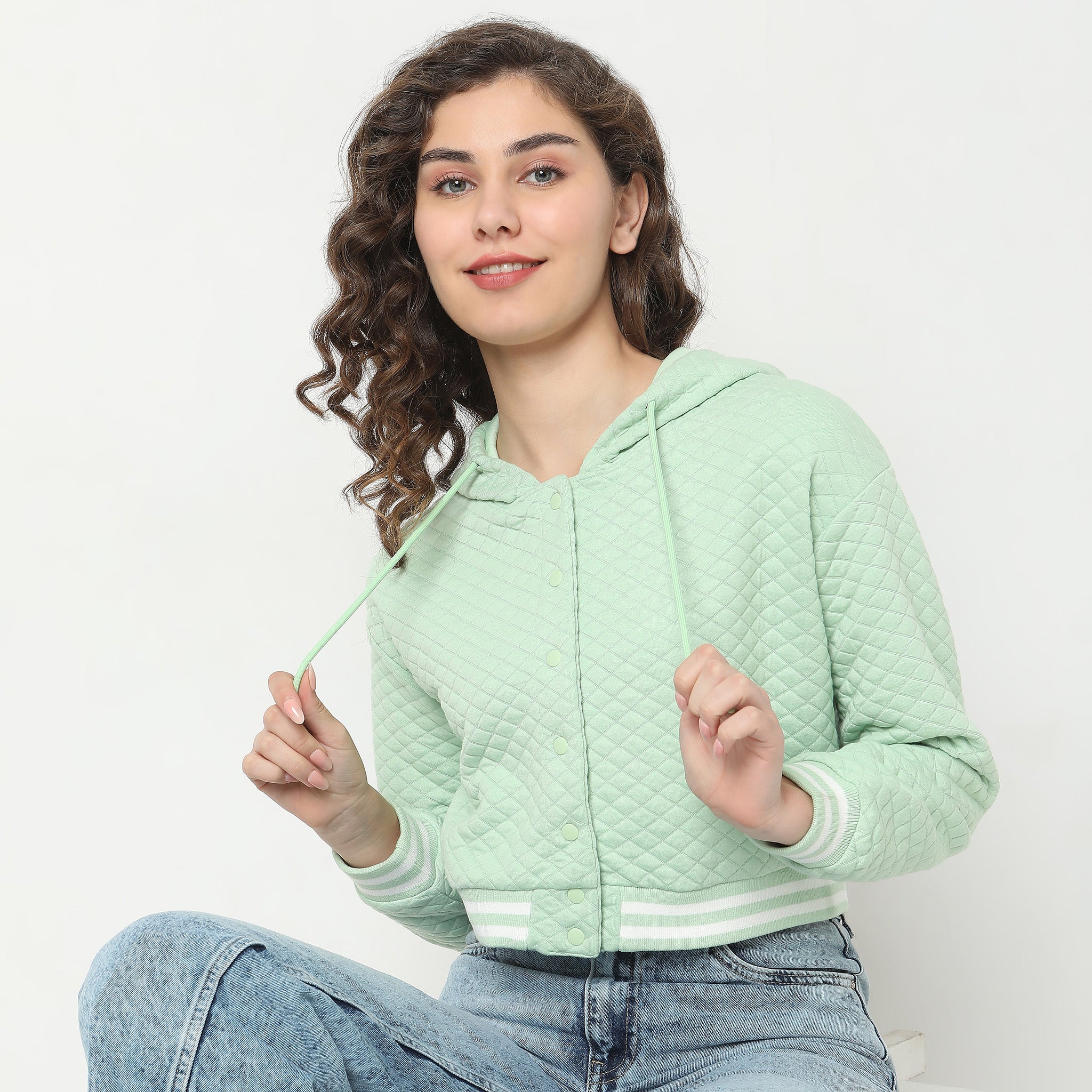 Oversize Quilted Sweatshirt - Image 2
