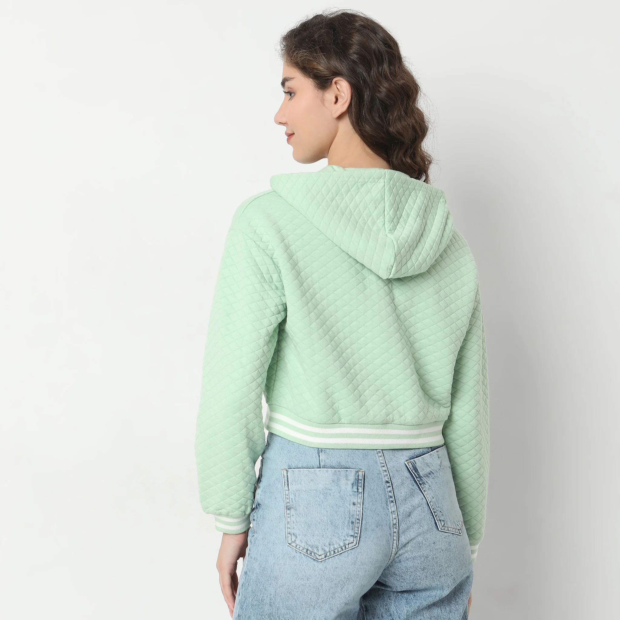 Oversize Quilted Sweatshirt - Image 3