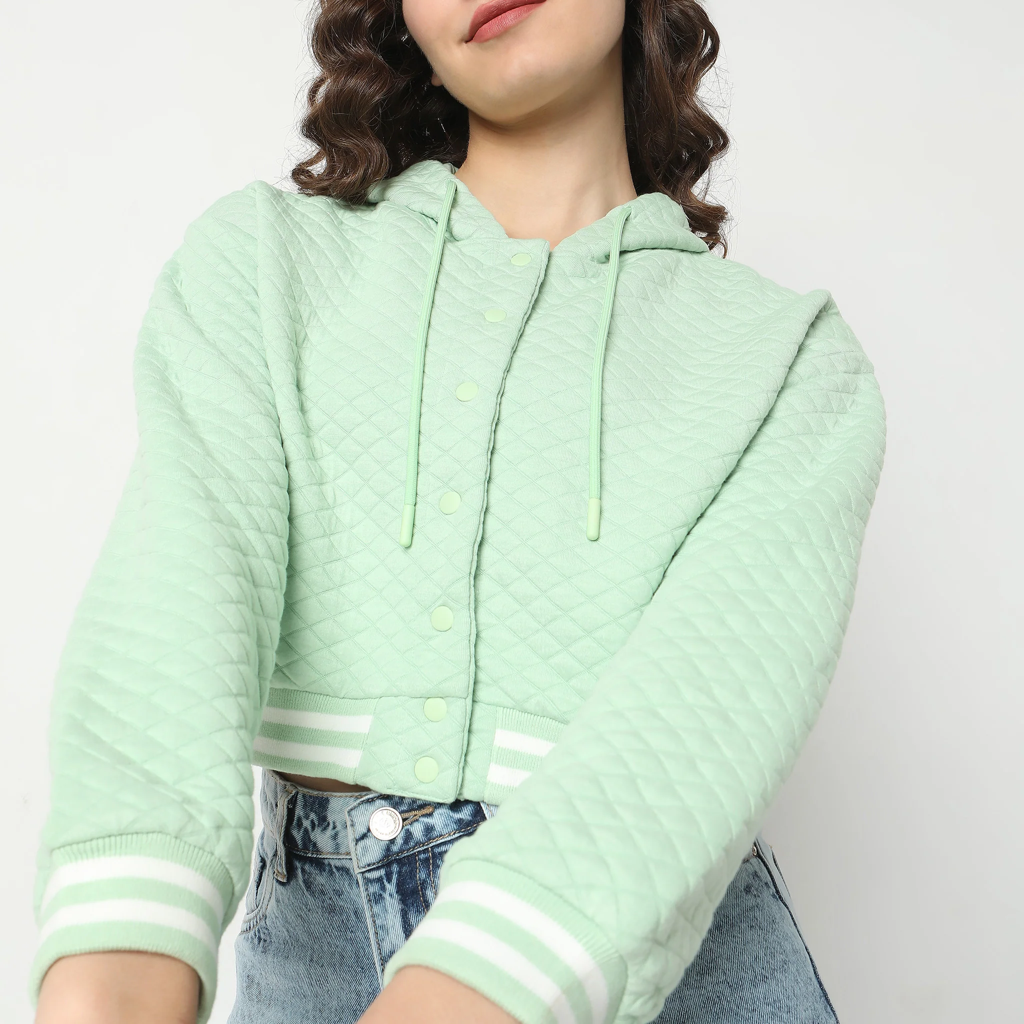 Oversize Quilted Sweatshirt - Image 4