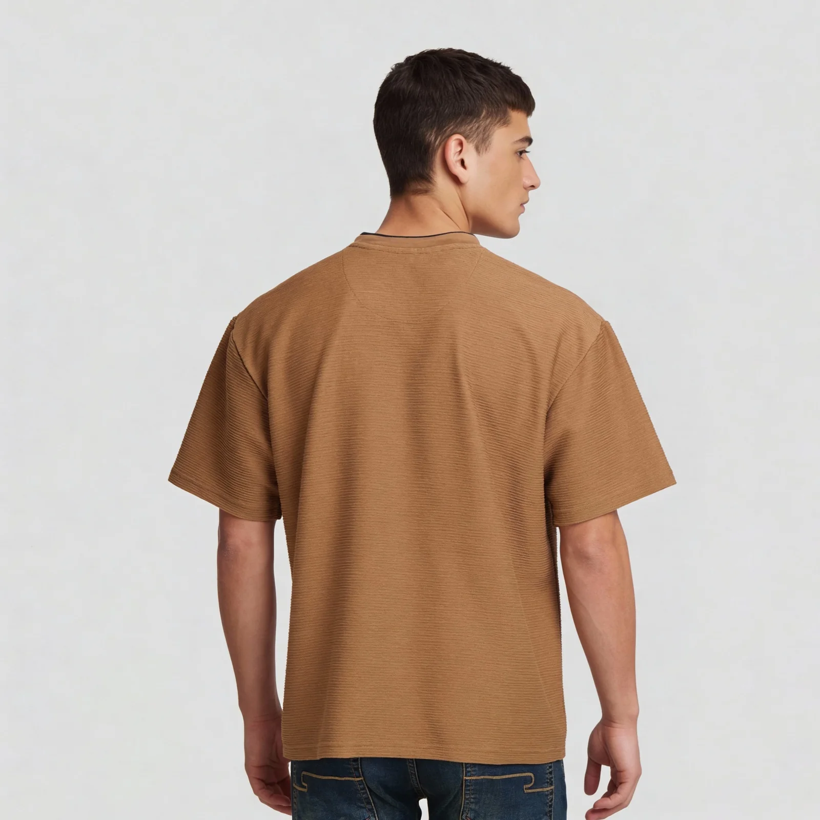Oversize Structured Camper T Shirt - Image 8