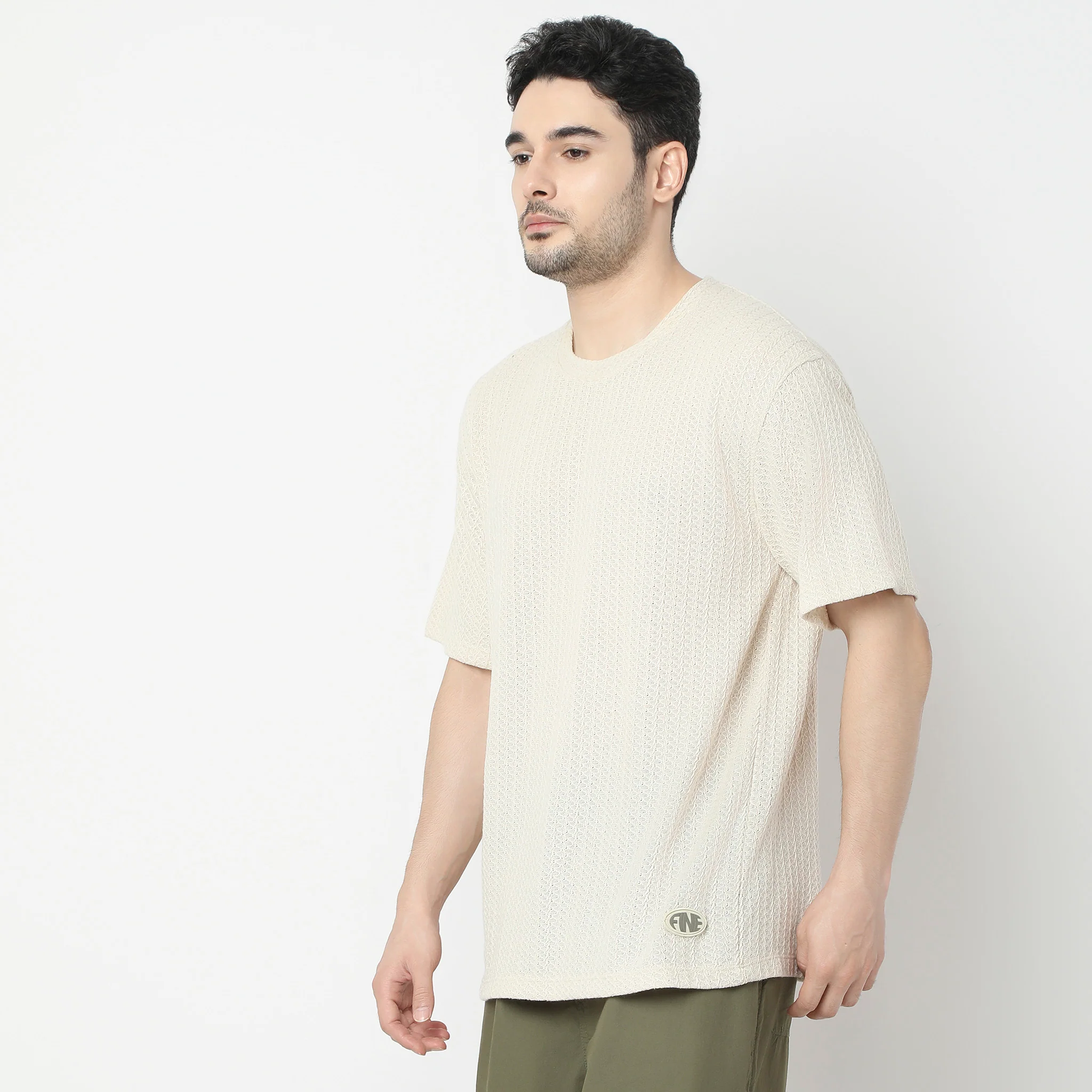 Trendy Oversized Structured T-Shirt - Image 4