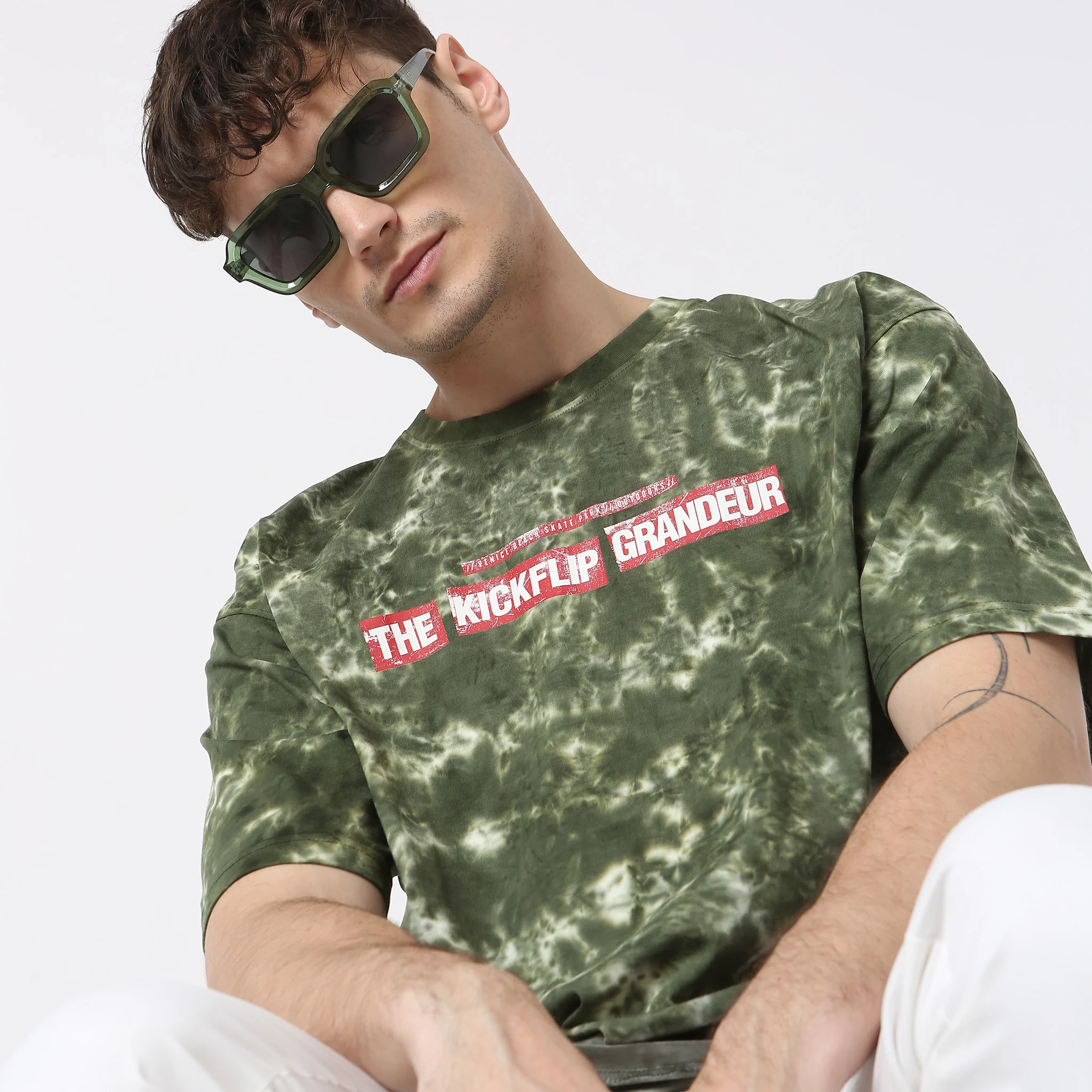 Modern Street - Tie & Dye - Oversize Crew Neck Tee - Image 5