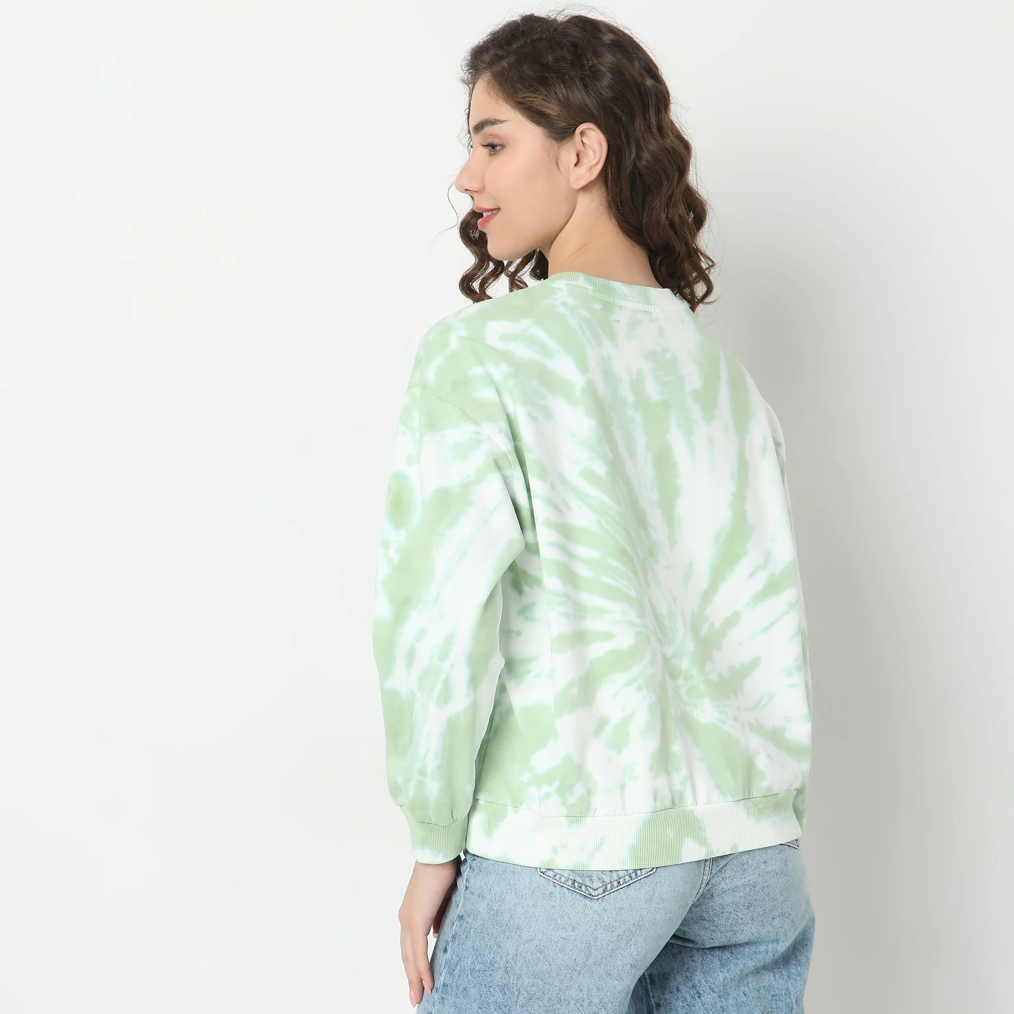 Oversize Tie - Dye Sweatshirt - Image 3