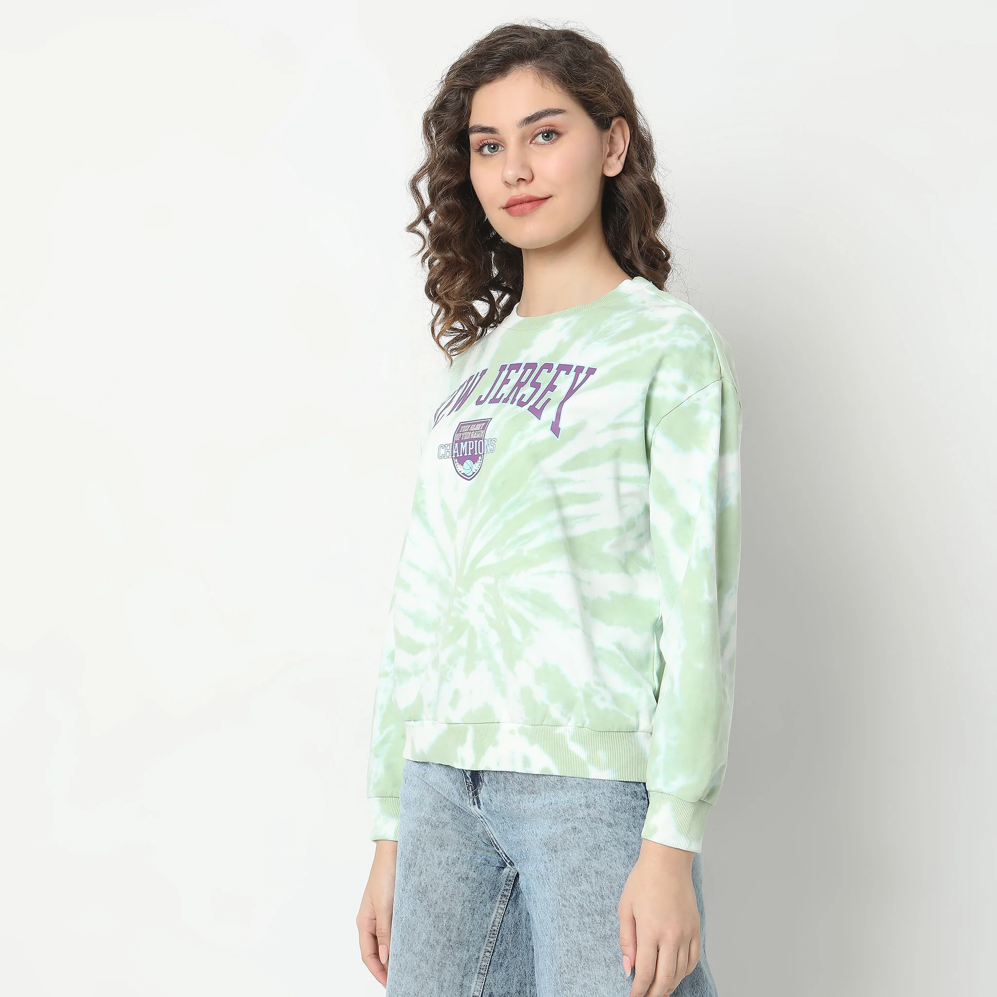 Oversize Tie - Dye Sweatshirt - Image 5