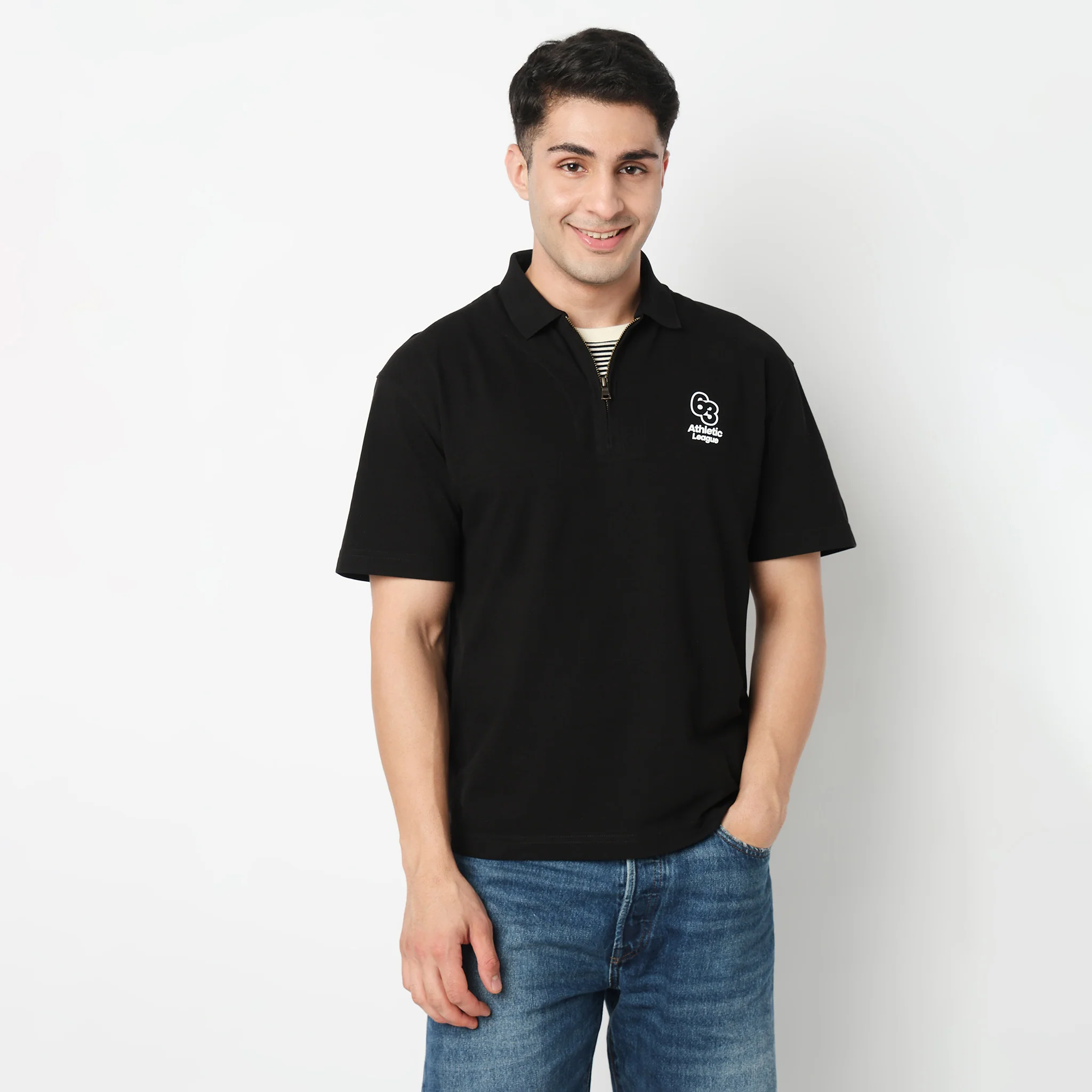 Oversize University Polo T-Shirt - Image 2