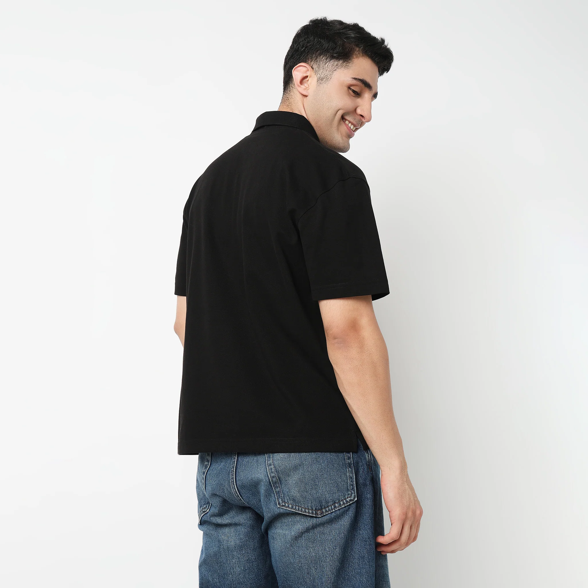 Oversize University Polo T-Shirt - Image 3