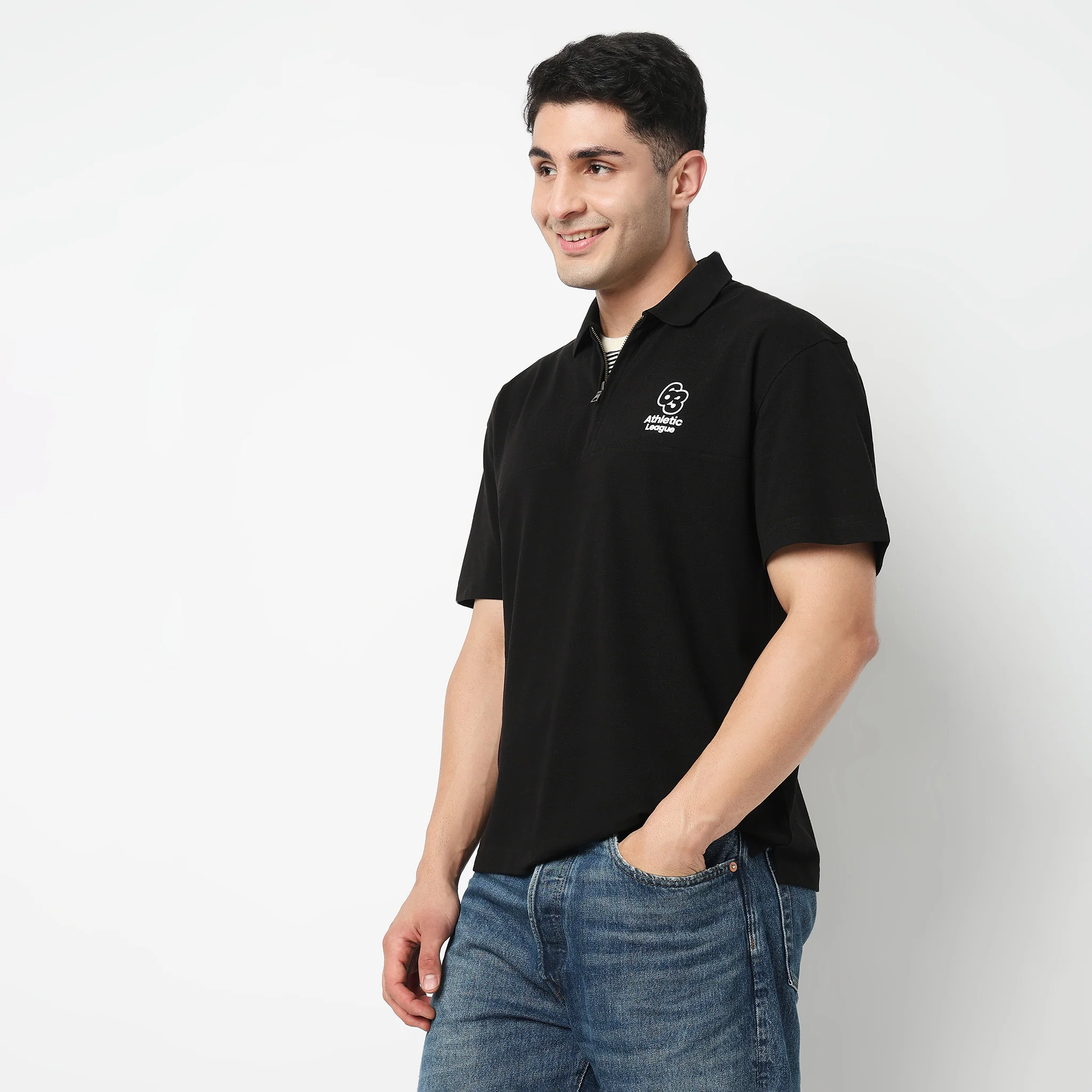 Oversize University Polo T-Shirt - Image 5
