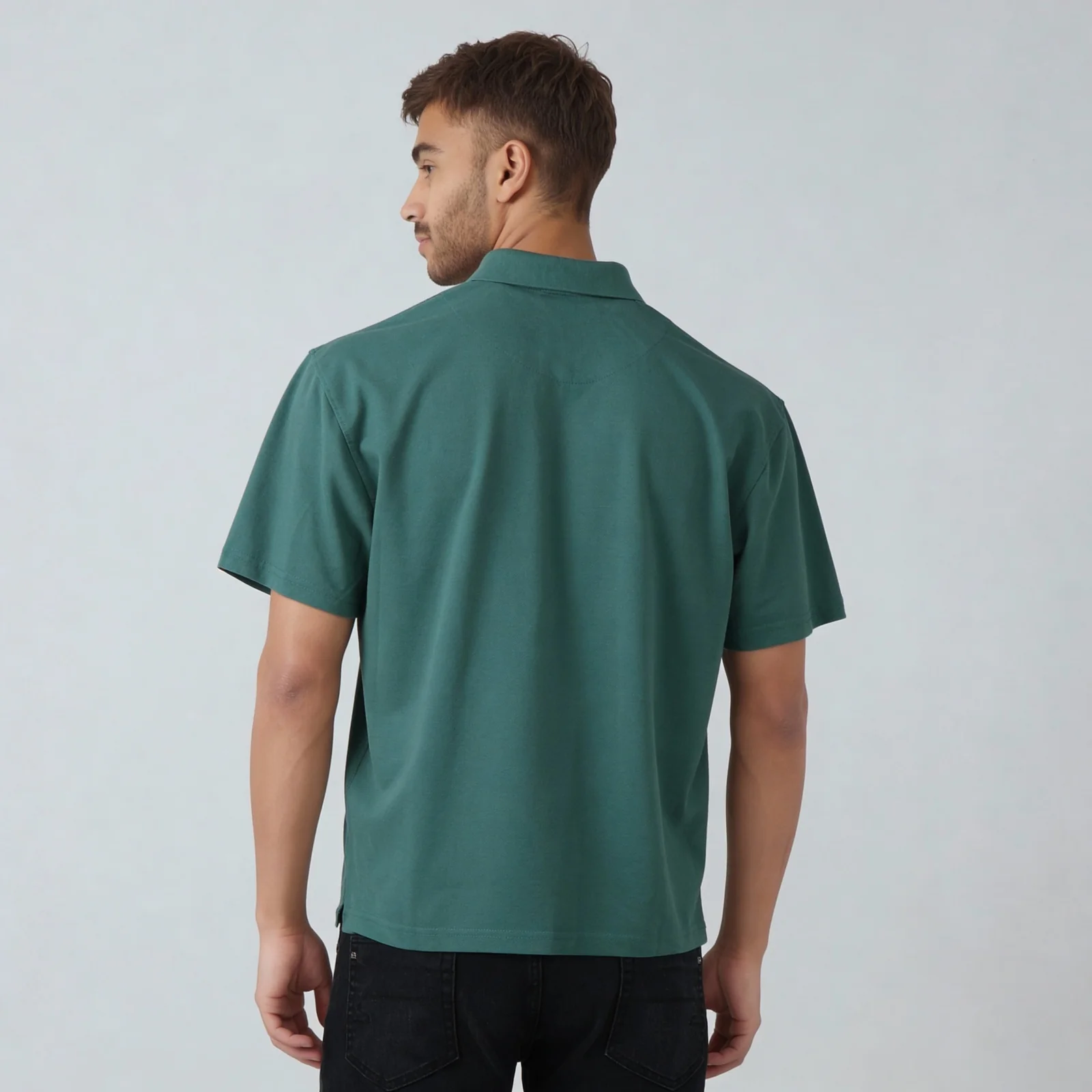 Oversize University Polo T-Shirt - Image 8