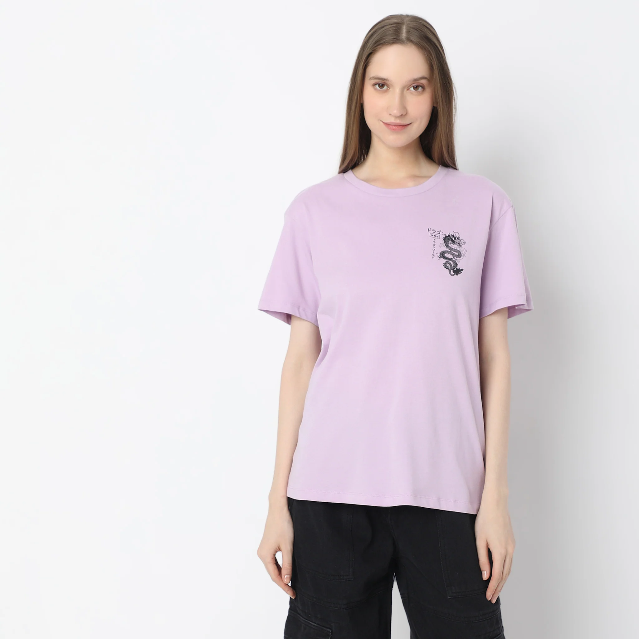 Oversized Front & Back Print T-Shirt - Image 2