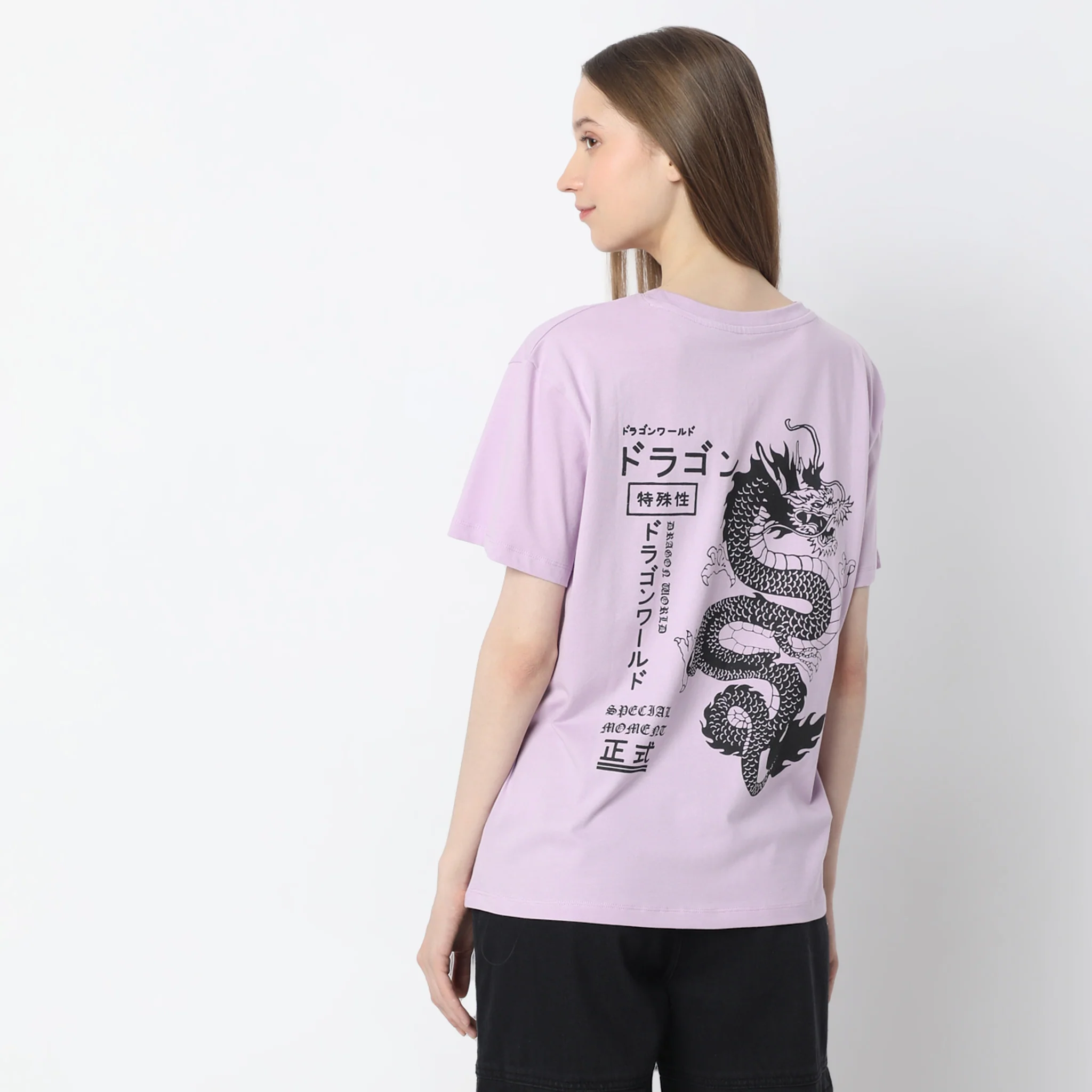 Oversized Front & Back Print T-Shirt - Image 3
