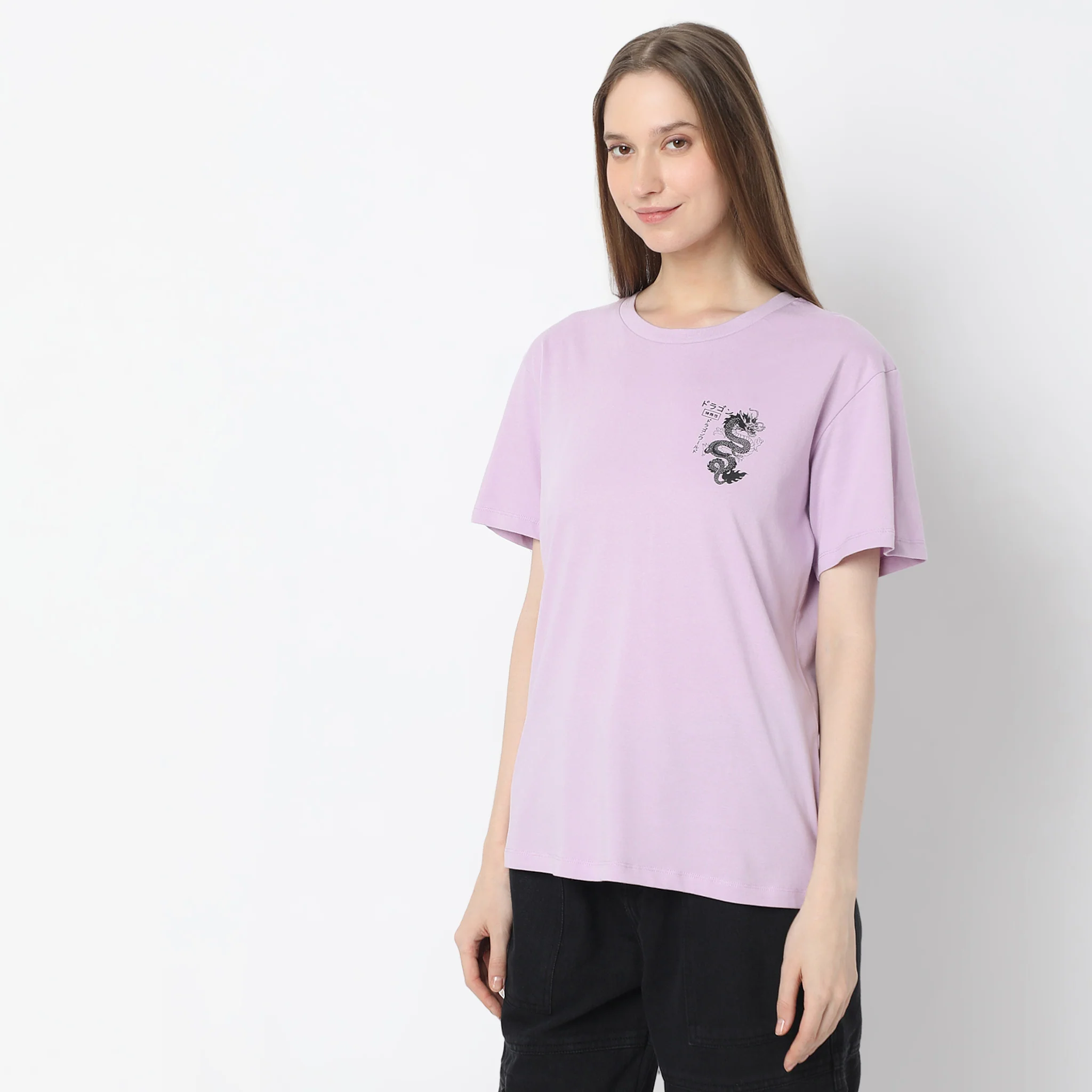 Oversized Front & Back Print T-Shirt - Image 4