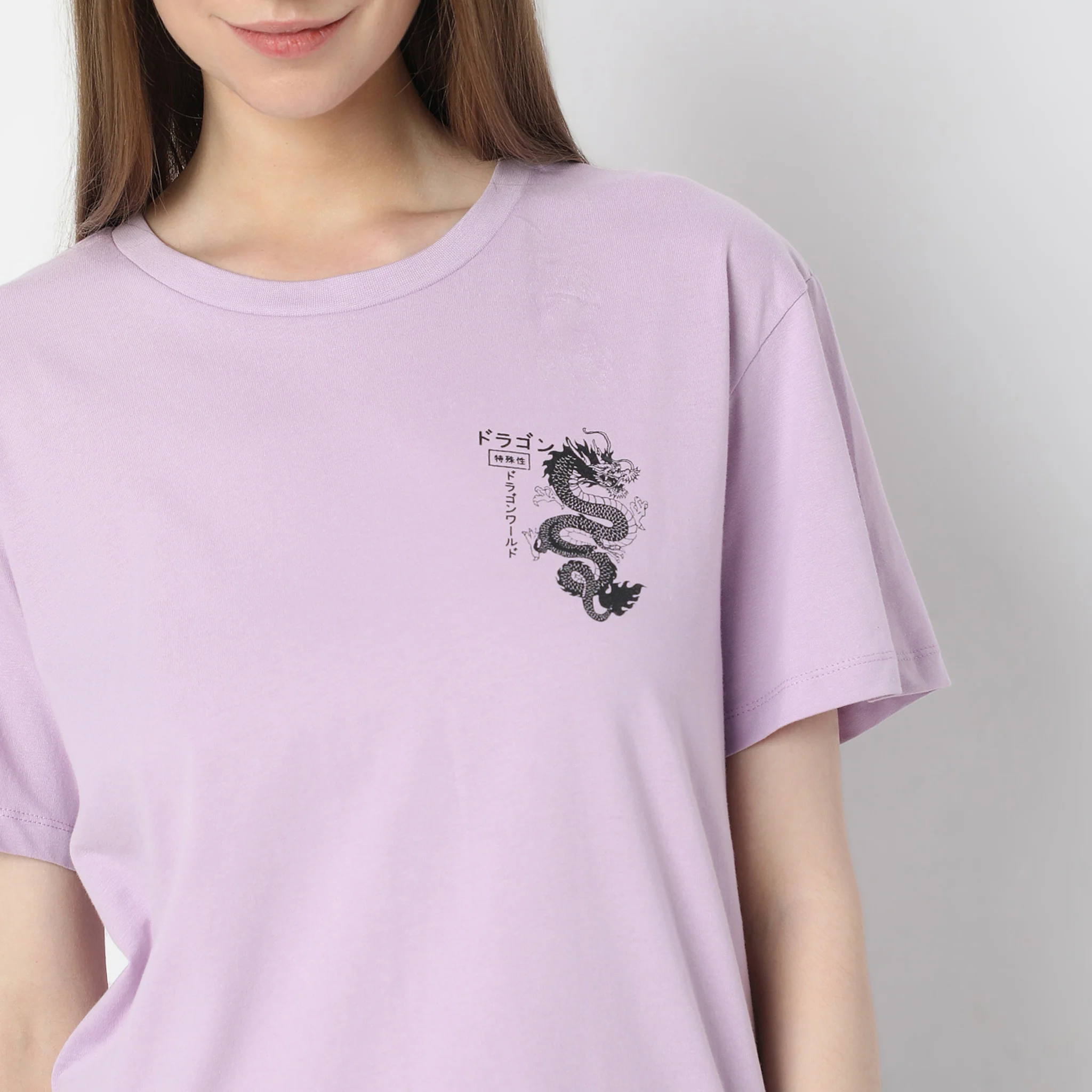 Oversized Front & Back Print T-Shirt - Image 5