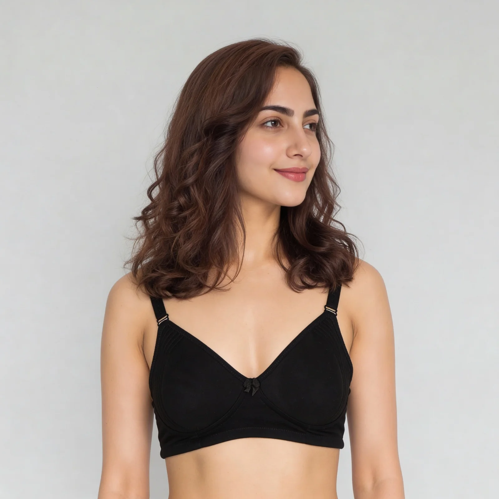 Plain Full Coverage Bra - Image 2