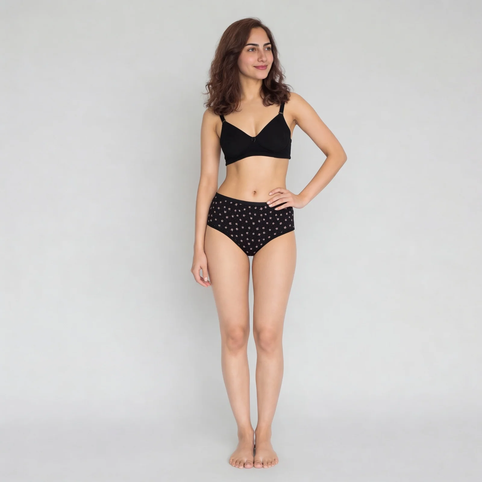 Plain Full Coverage Bra - Image 4