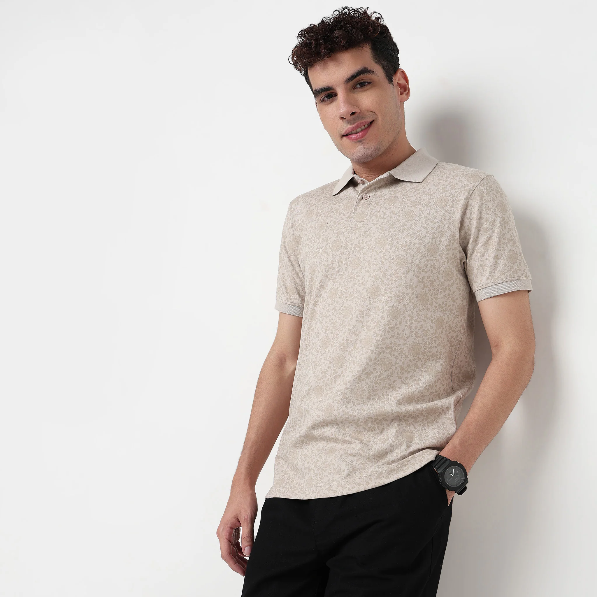 All Over Print Impressions Polo T-Shirt
