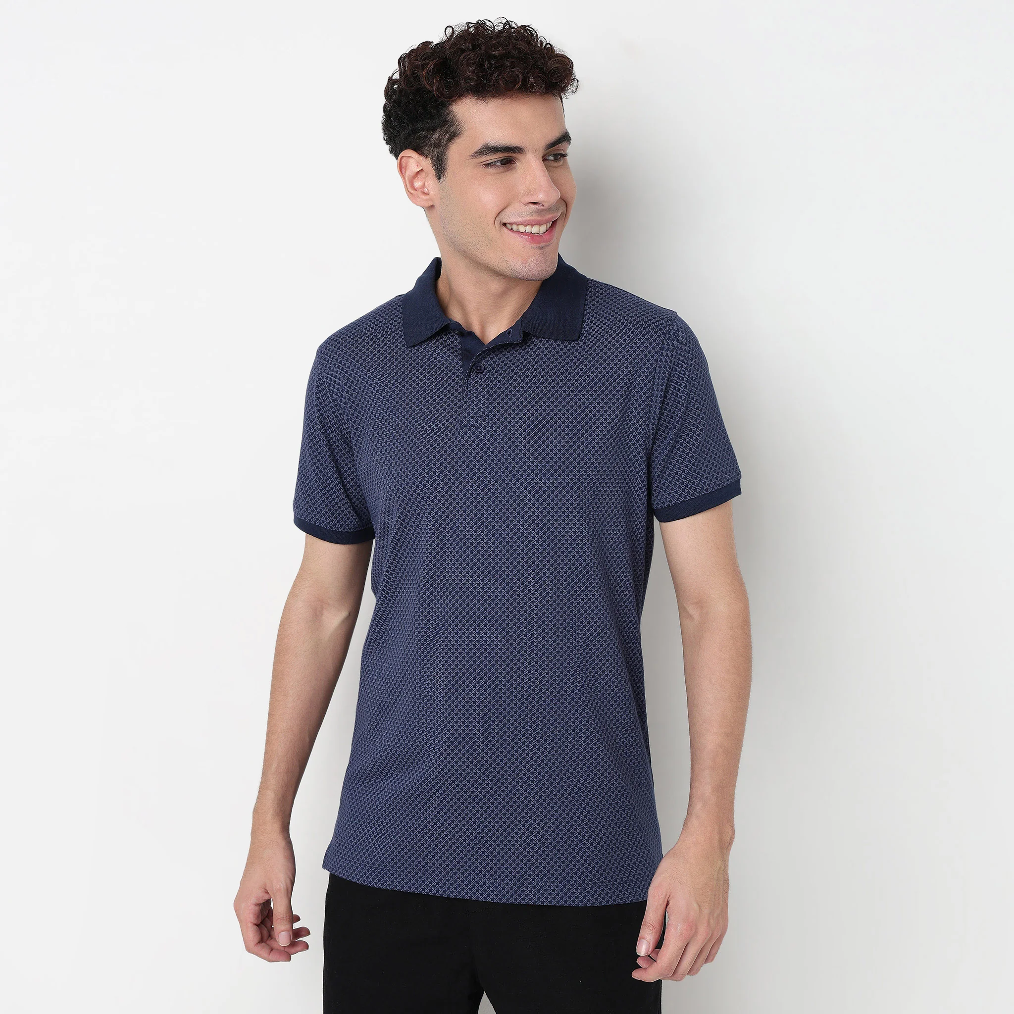All Over Print Impressions Polo T-Shirt - Image 5
