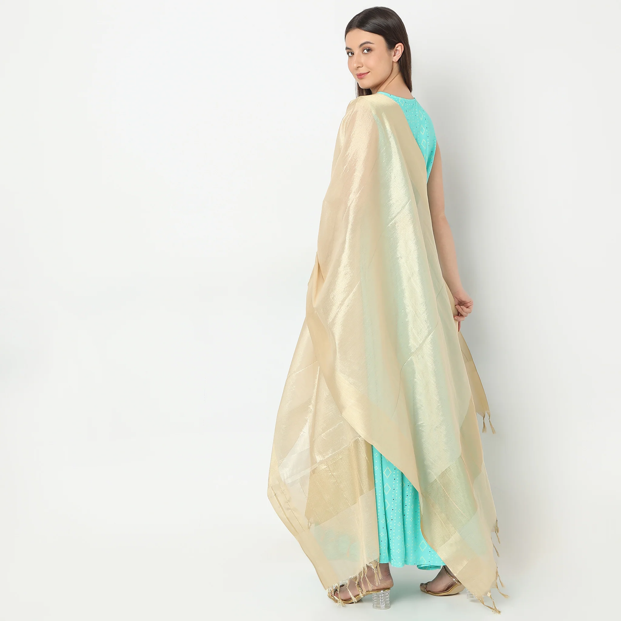 Polyamide Solid Dupatta - Image 2