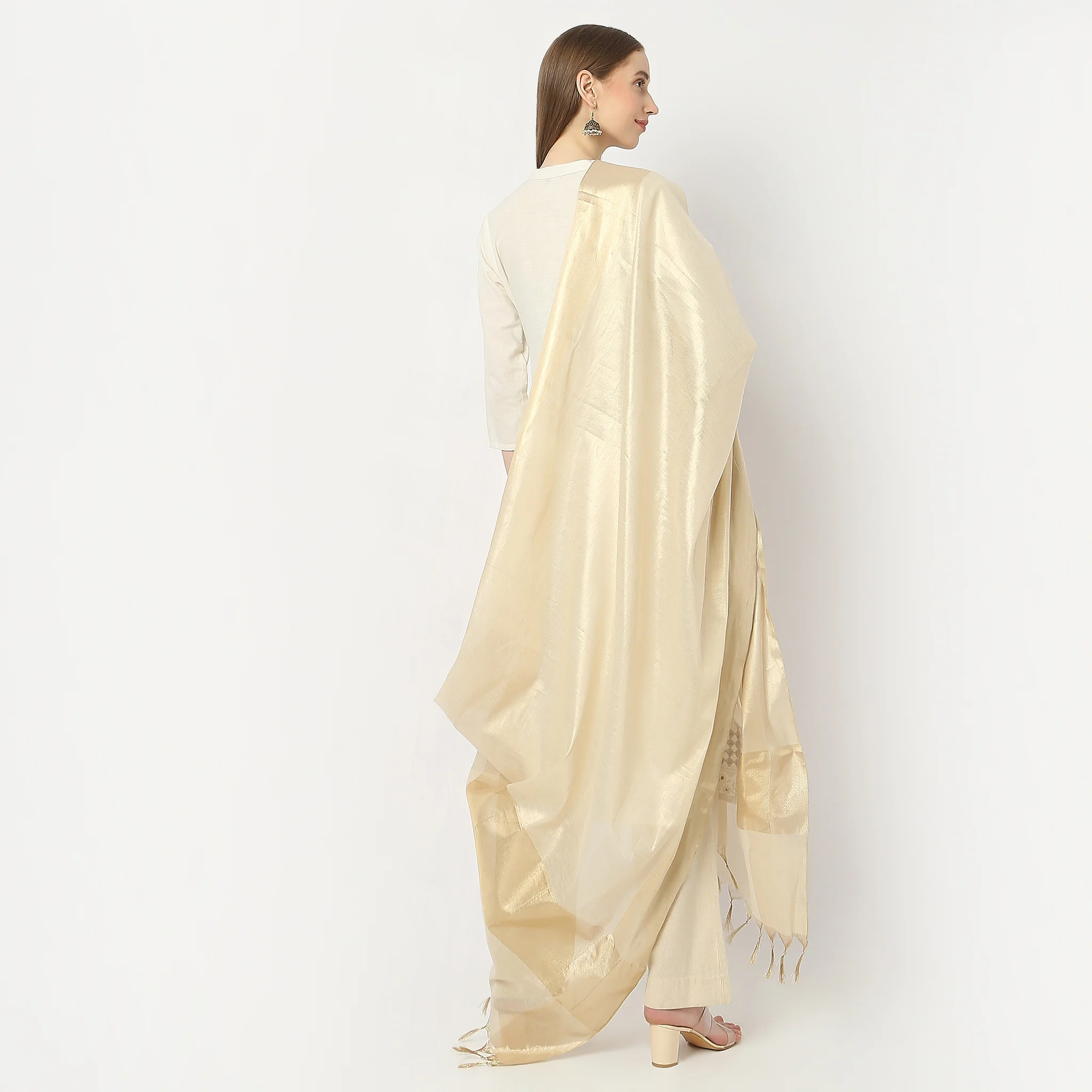 Polyamide Solid Dupatta - Image 5