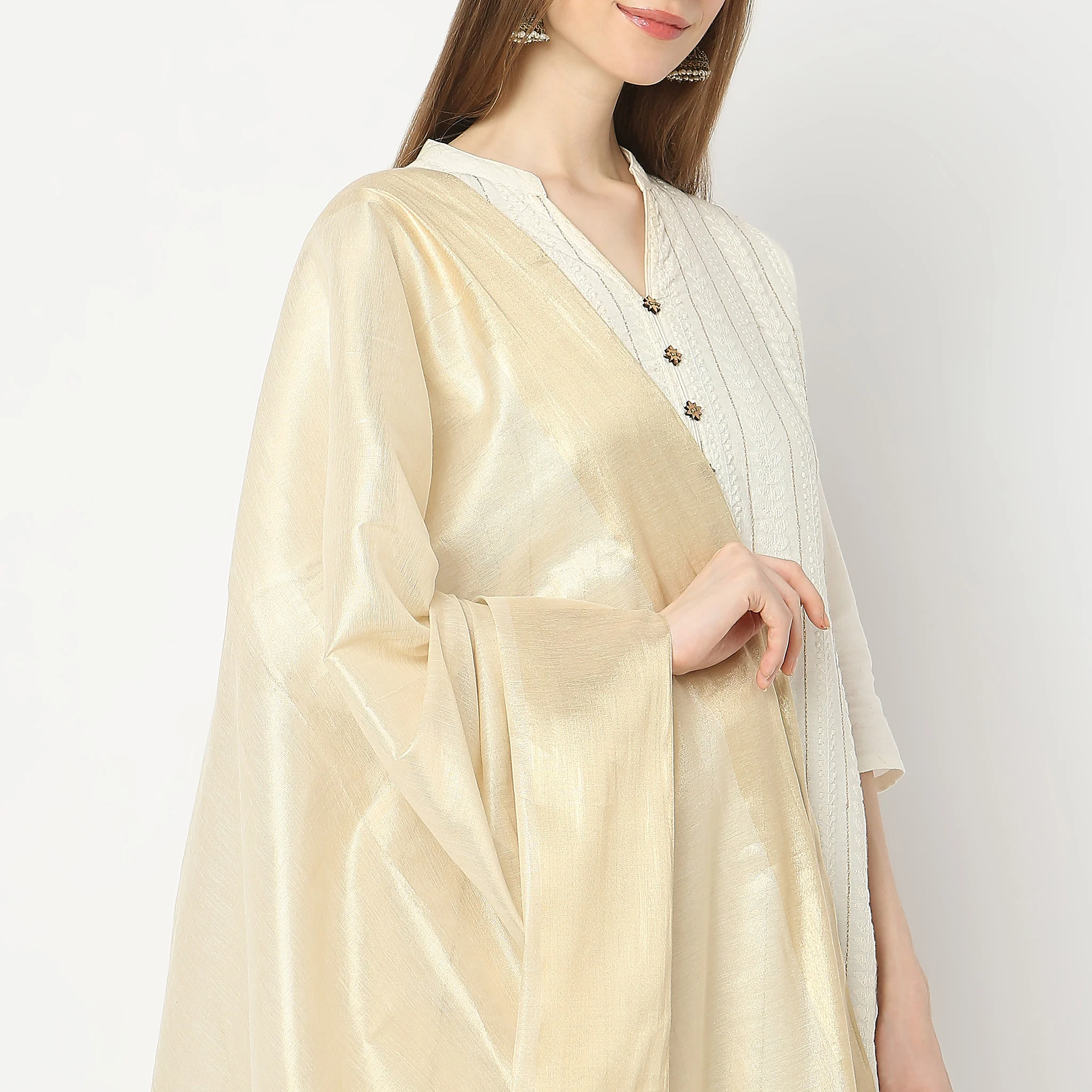 Polyamide Solid Dupatta - Image 6