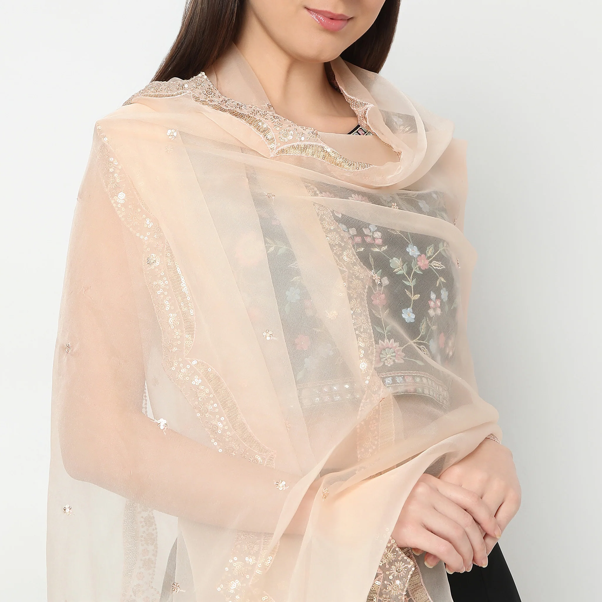 Polyester Embellished Dupatta - Image 3