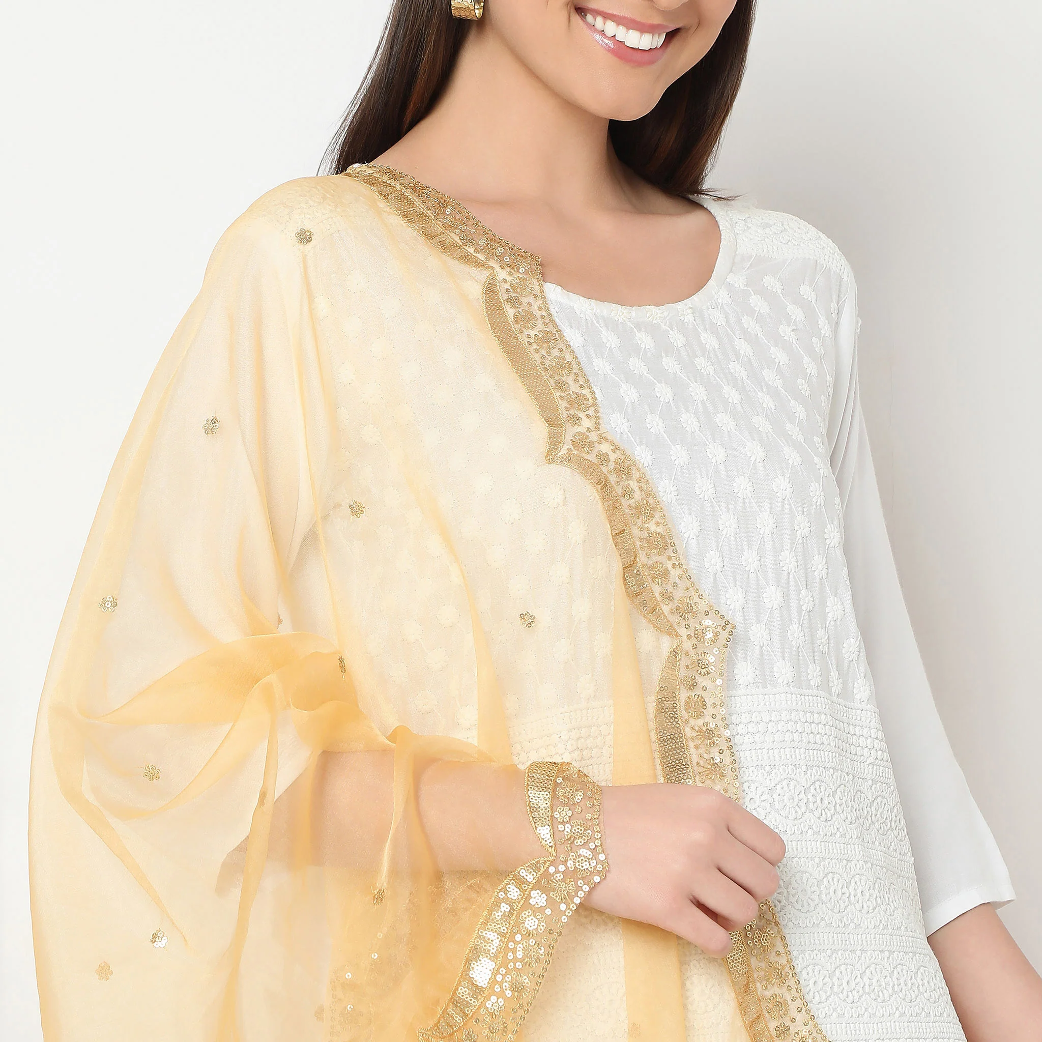 Polyester Embellished Dupatta - Image 9