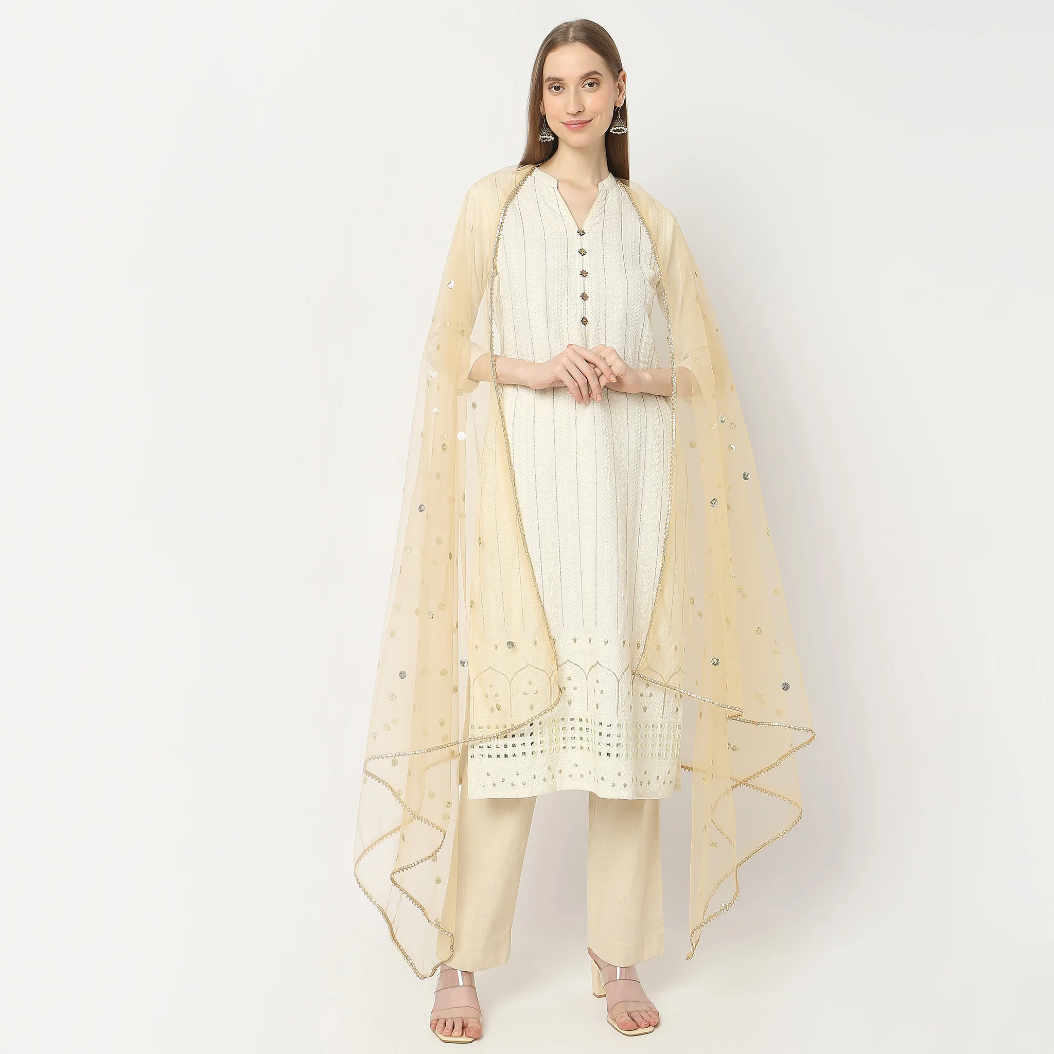 Polyester Embellished Dupatta