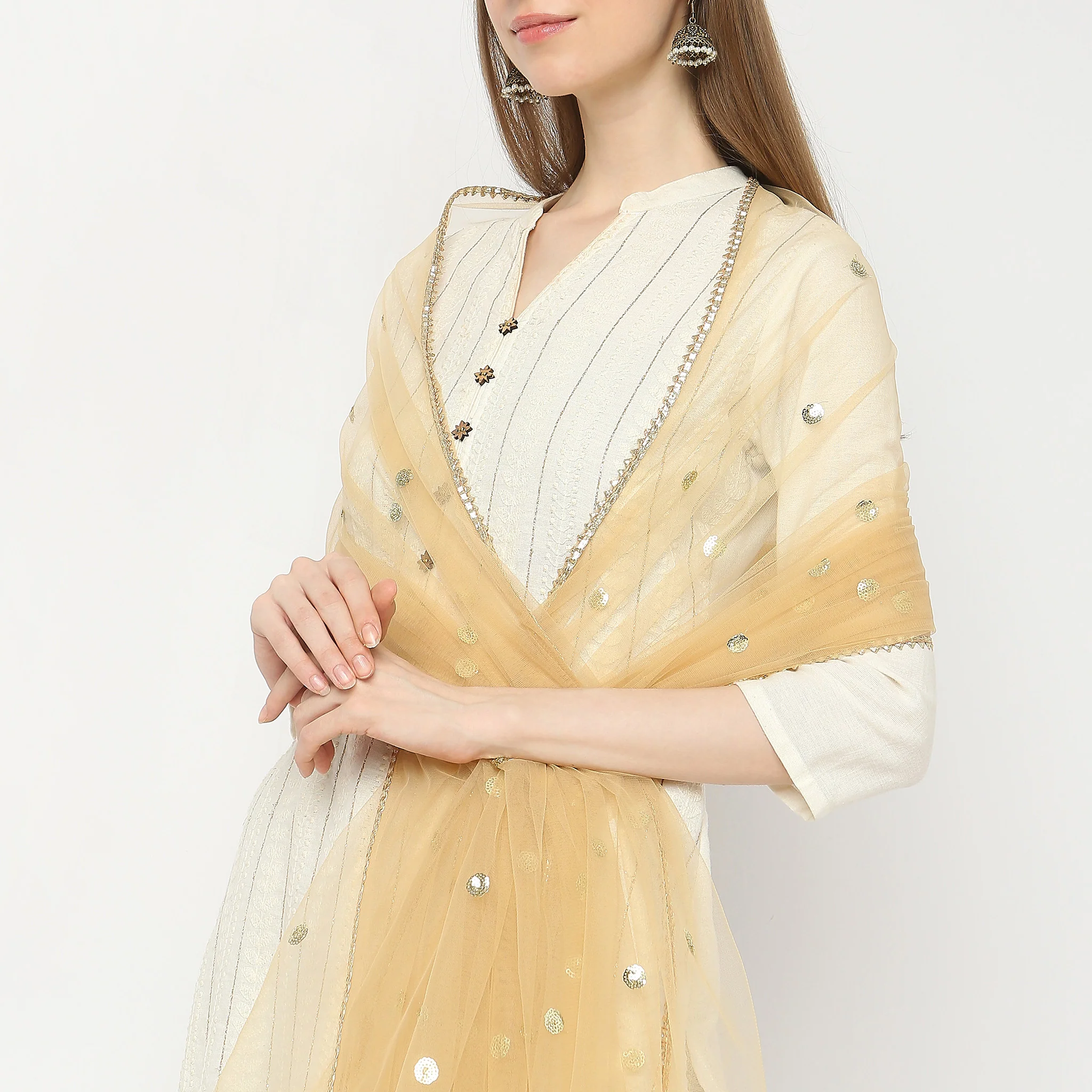 Polyester Embellished Dupatta - Image 3