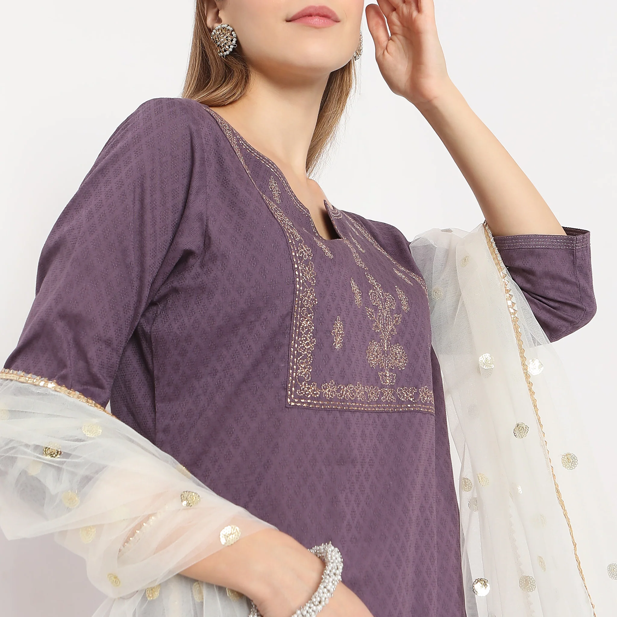 Polyester Embellished Dupatta - Image 6