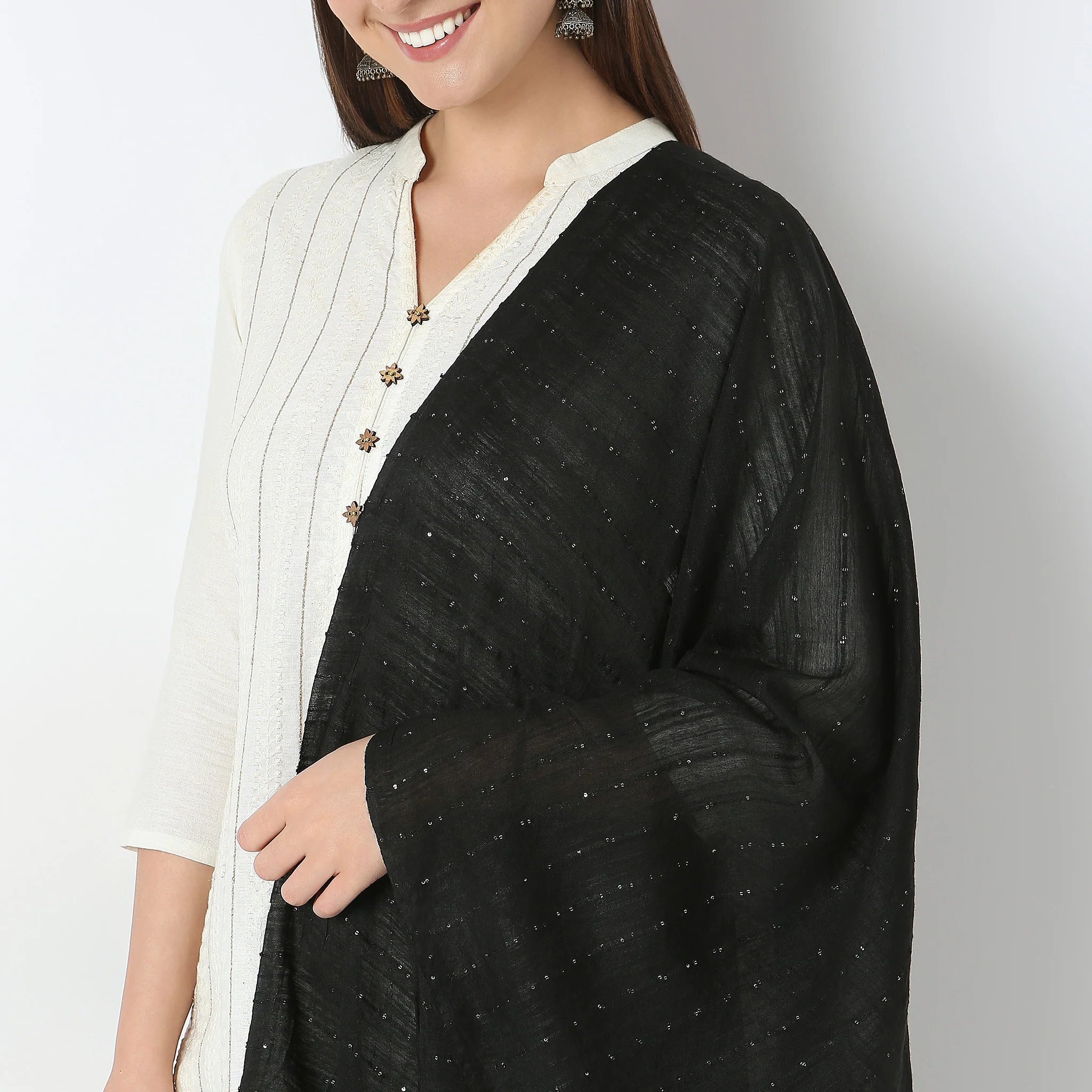 Polyester Embellished Dupatta - Image 3