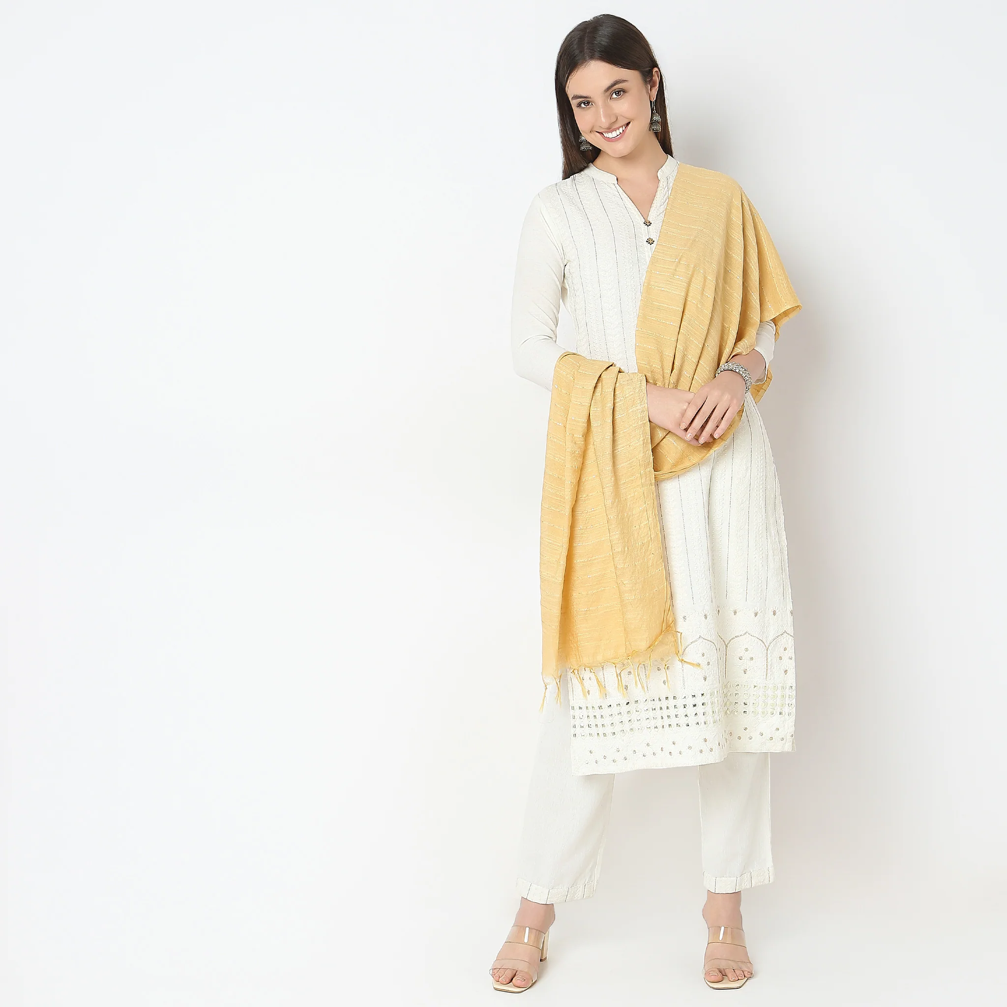 Polyester Embellished Dupatta - Image 4