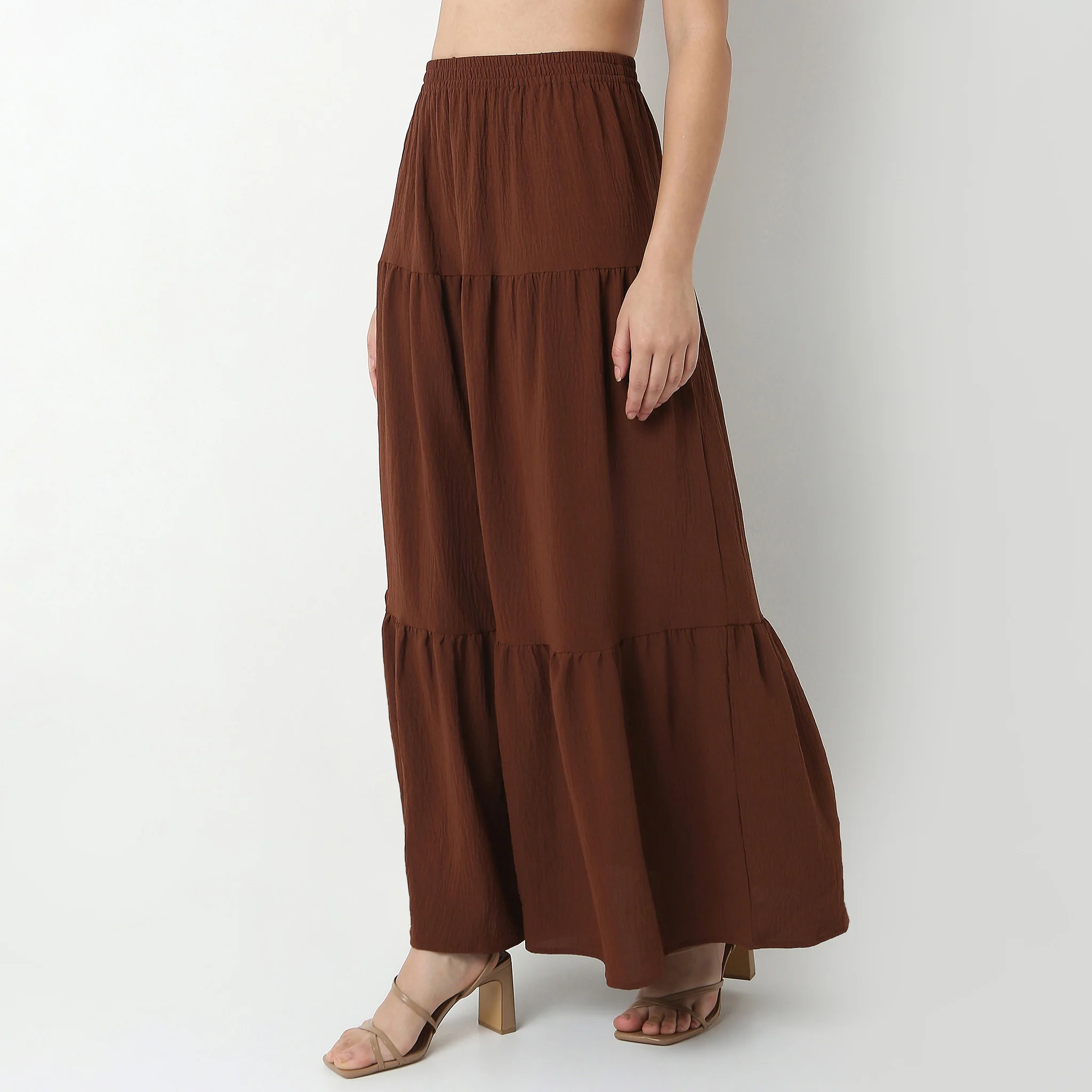 Tiered High Rise Skirt - Image 5