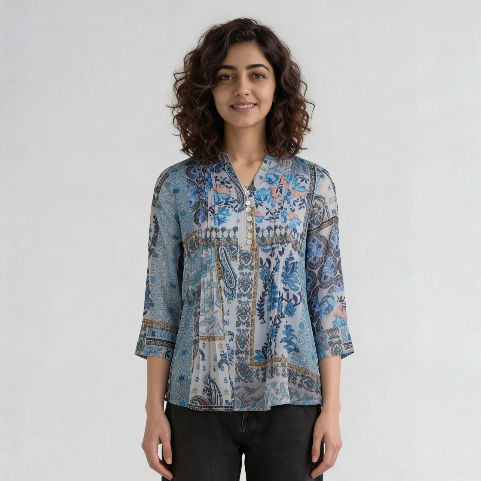 Printed Flared Top - Image 2