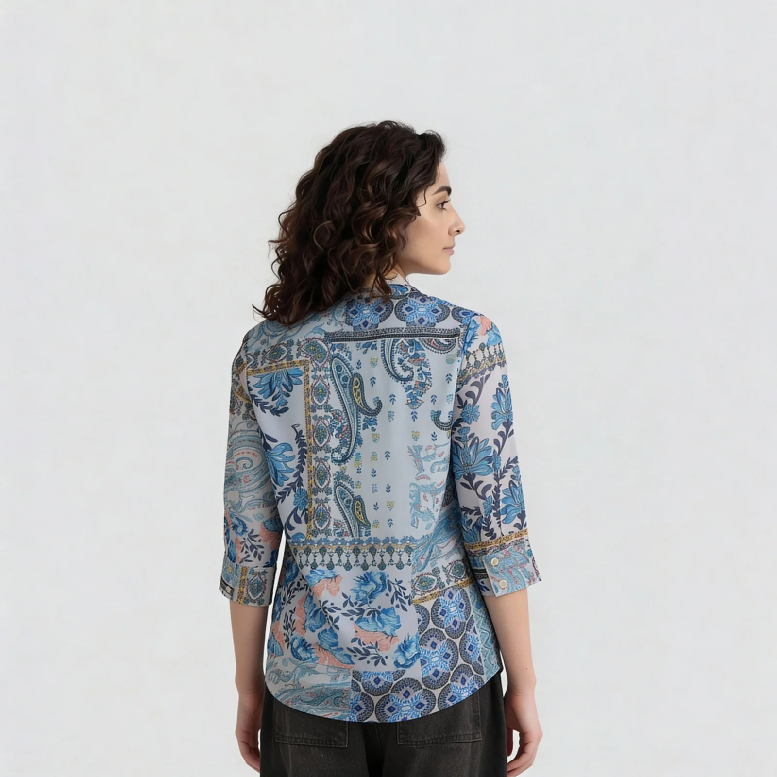 Printed Flared Top - Image 3